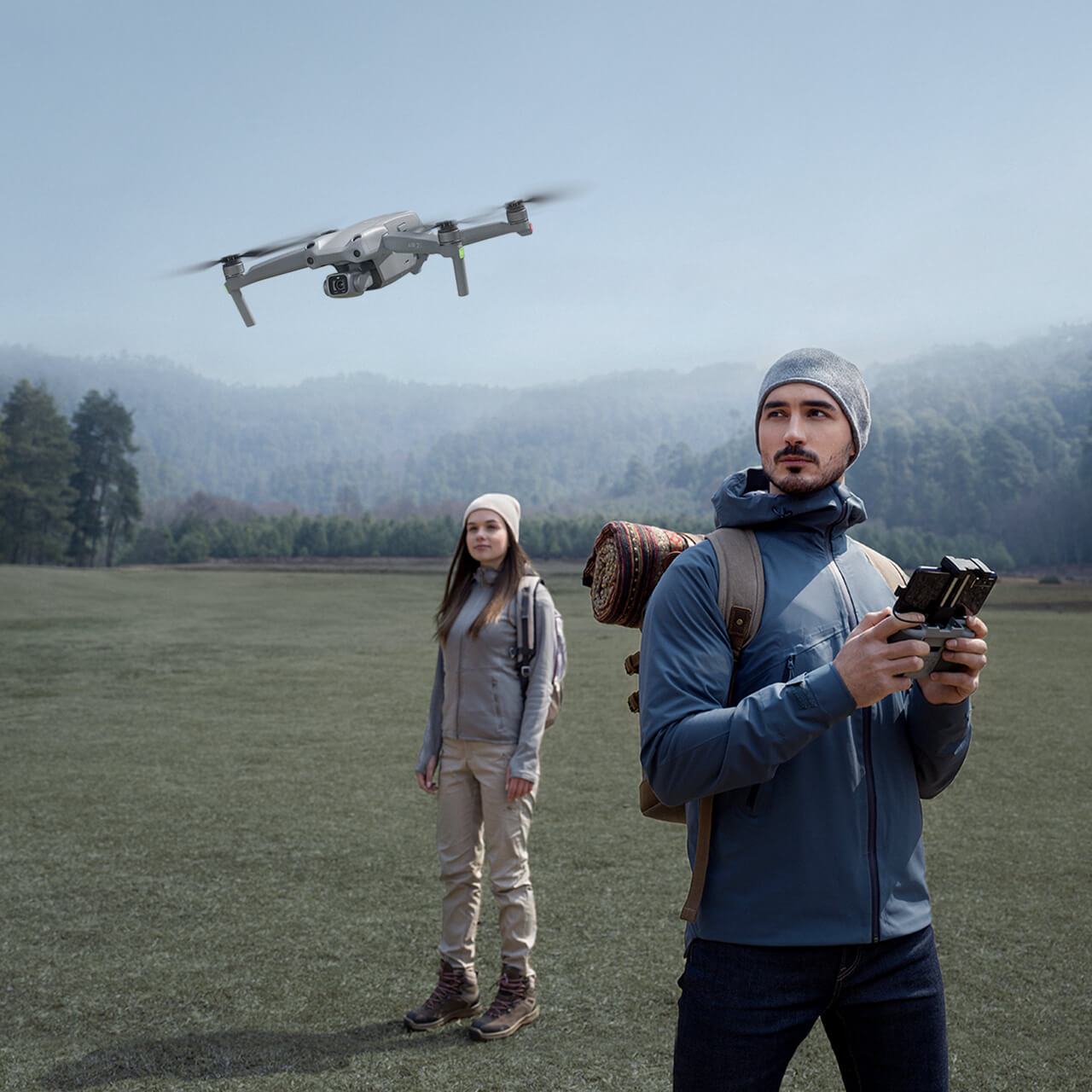 DJI Air 2S Drone with 4K Camera - 5.4K Video, 1-Inch CMOS Sensor, 12MP Photos, 31 Min Flight Time, O3 Transmission, 4 Directions Obstacle Sensing - Perfect for Aerial Photography, Travel & Outdoor Adventures