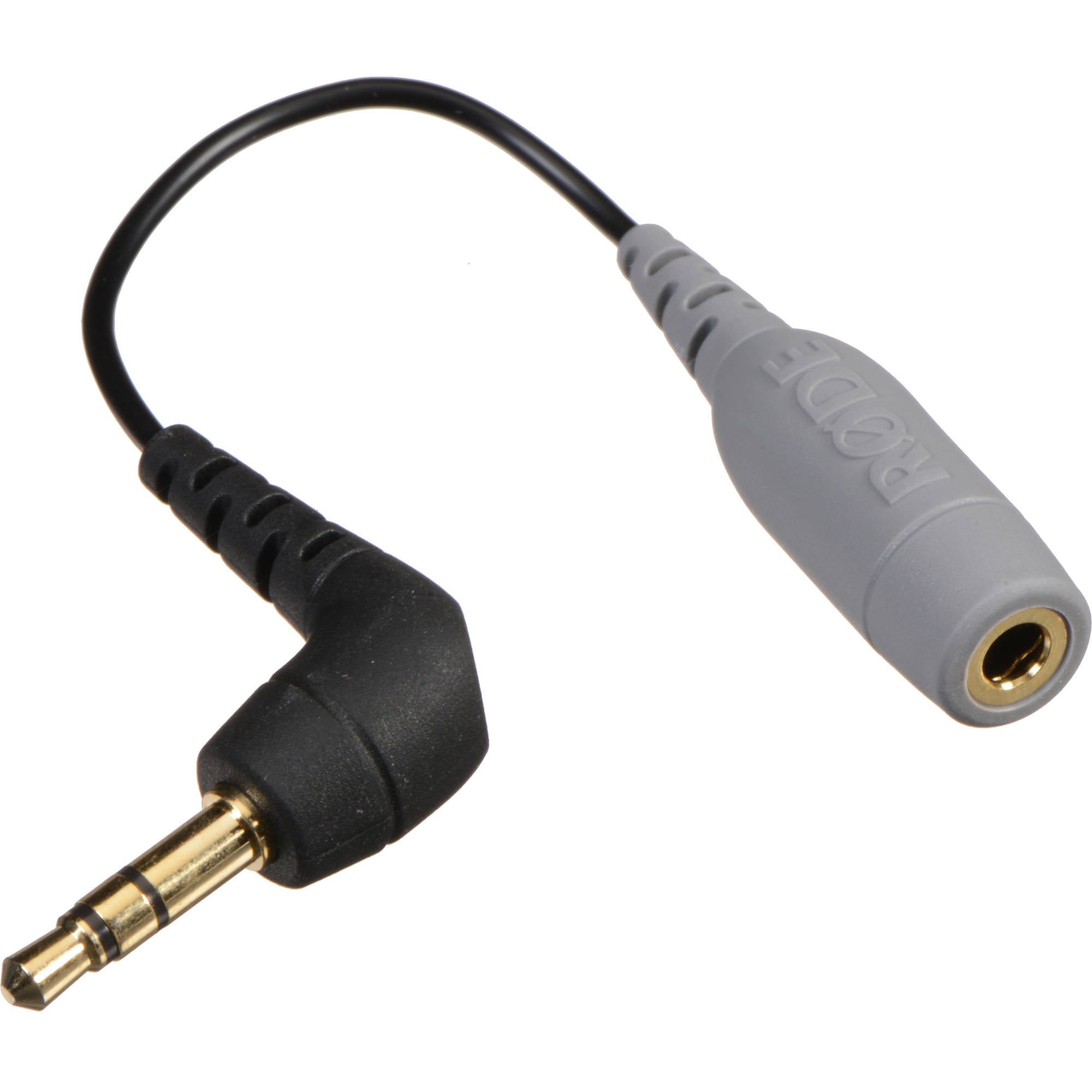 RODE SC3 3.5mm TRRS Female to TRS Male Right Angle Adapter Cable for Smartphones, Cameras & Audio Equipment - Perfect for Podcasting, Vlogging & Studio Recording