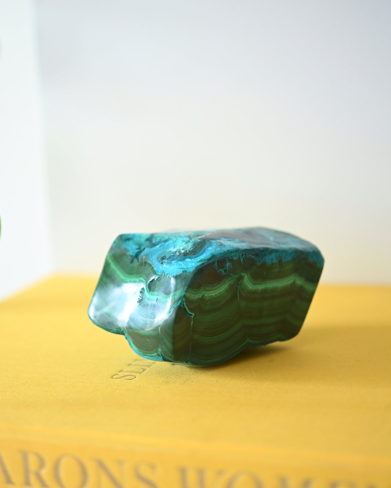 Natural Chrysocolla Malachite Freeform Stone - 4 Inch Healing Crystal for Meditation, Home Decor & Jewelry Making | Spiritual Healing & Energy Work