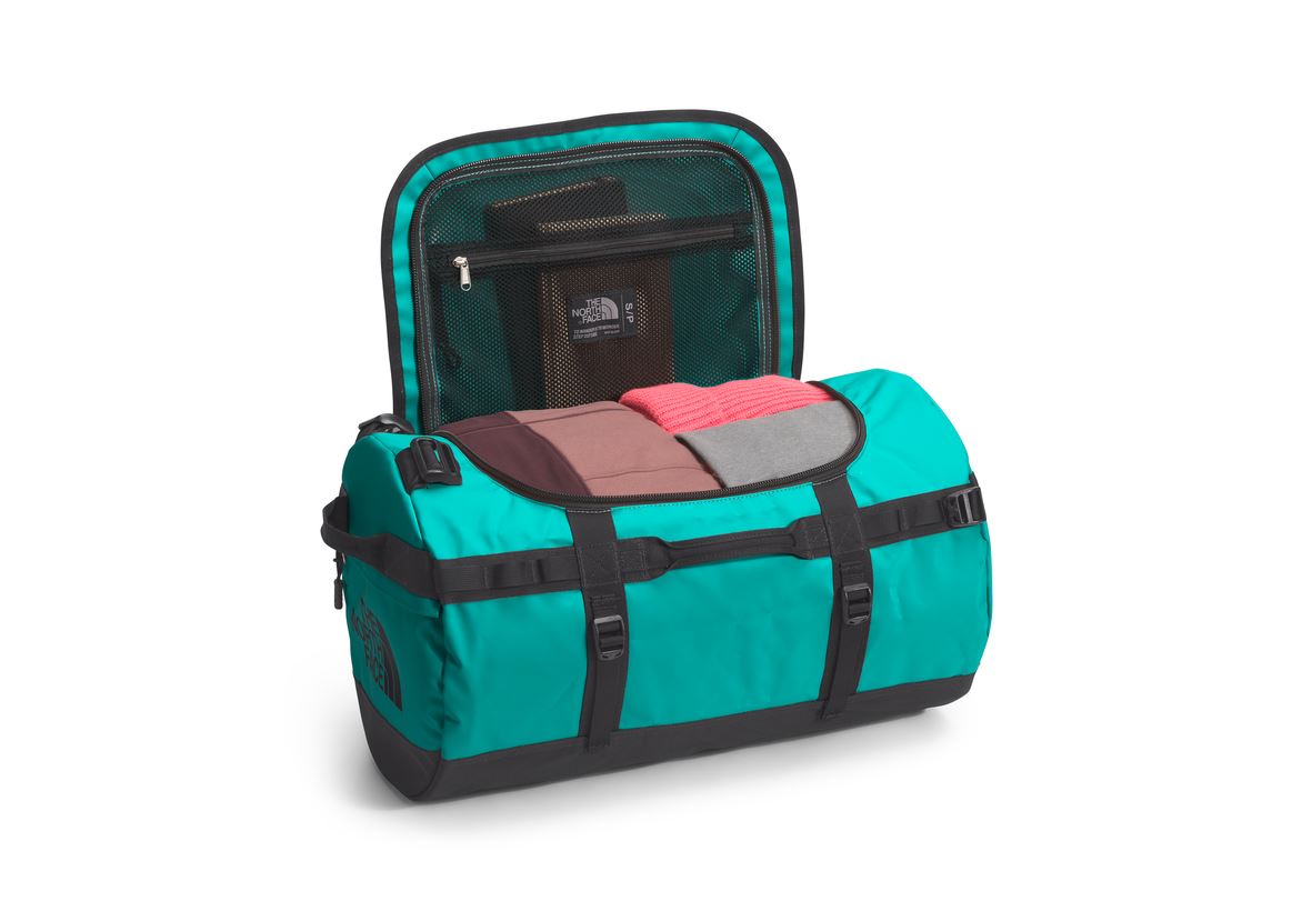 Base Camp Duffel Bag Small - Durable Waterproof Travel Duffel for Hiking, Camping & Gym - Lightweight Carry-On Luggage for Outdoor Adventures & Sports Gear Storage