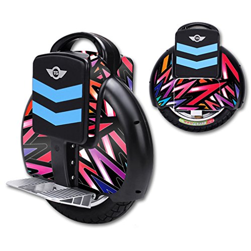 MightySkins Skin Wrap Cover Sticker for TG-F3 Self Balancing One Wheel Electric Unicycle Scooter - Color Bomb Design | Durable Protection for Commuting & Outdoor Adventures