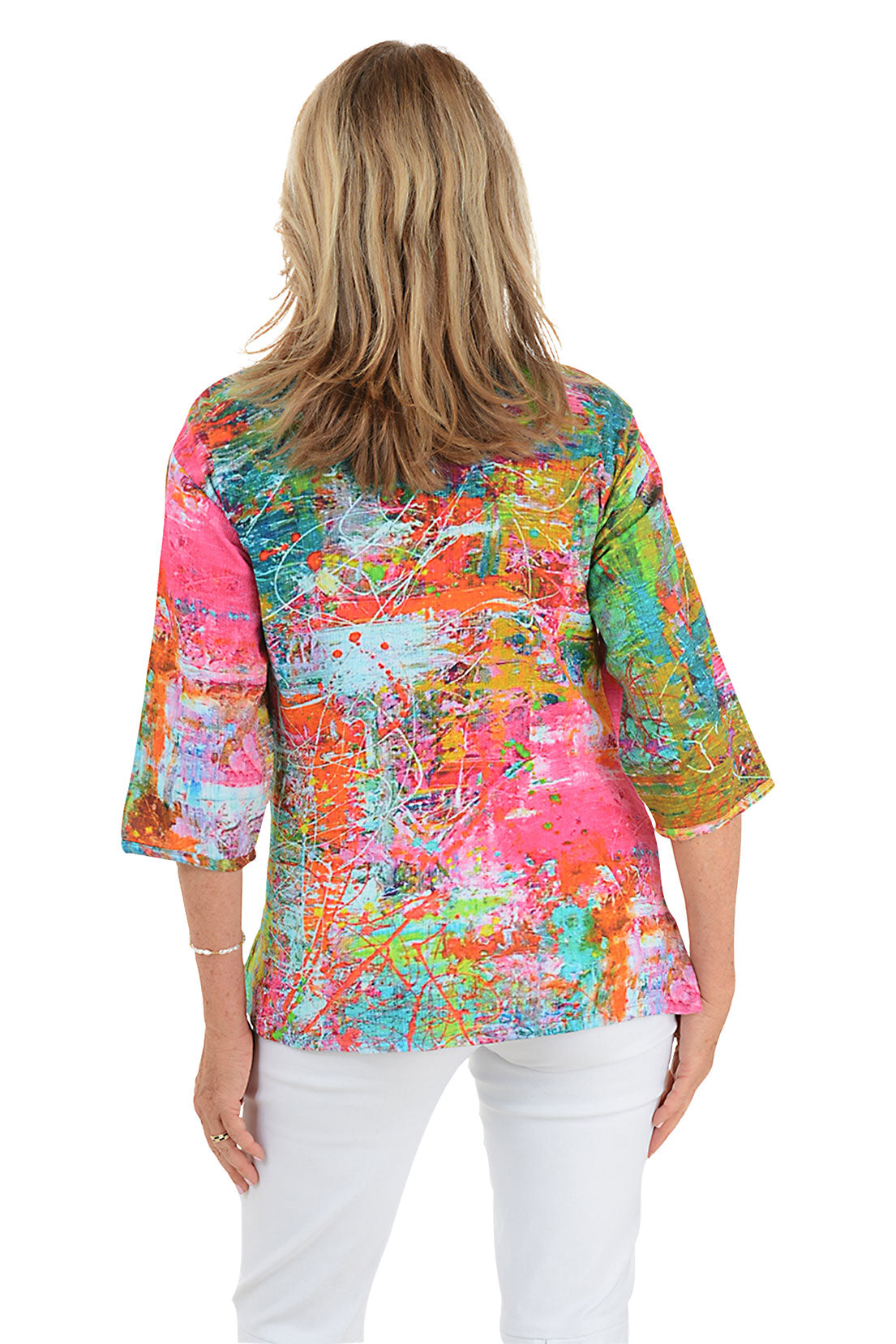 Starla Women's Pleated Button Sleeve Blouse - Elegant Office & Party Tops for Women - Perfect for Work, Date Night & Special Occasions