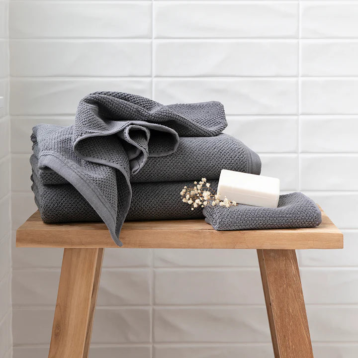 Angove CHARCOAL Bath Sheet 2 Pack - Super Absorbent Luxury Bath Towels by Bambury | Soft & Quick-Drying for Spa, Beach, and Everyday Use