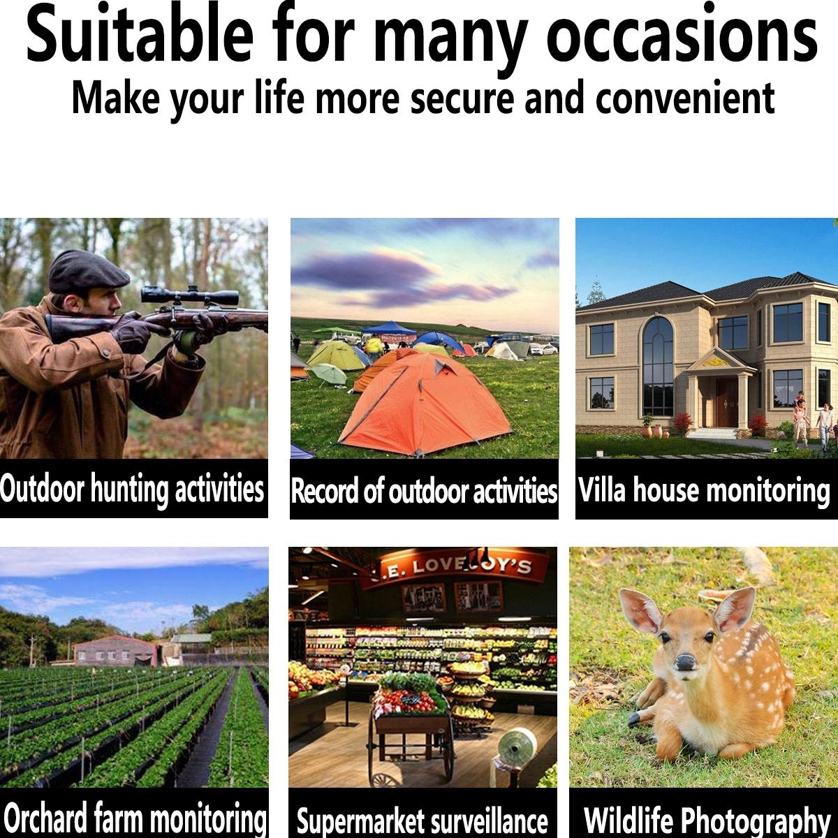 1080P HD Infrared Hunting Camera - Mini600 Trail Game Camera with Night Vision, Motion Detection & Waterproof Design for Wildlife Monitoring, Hunting, and Outdoor Security