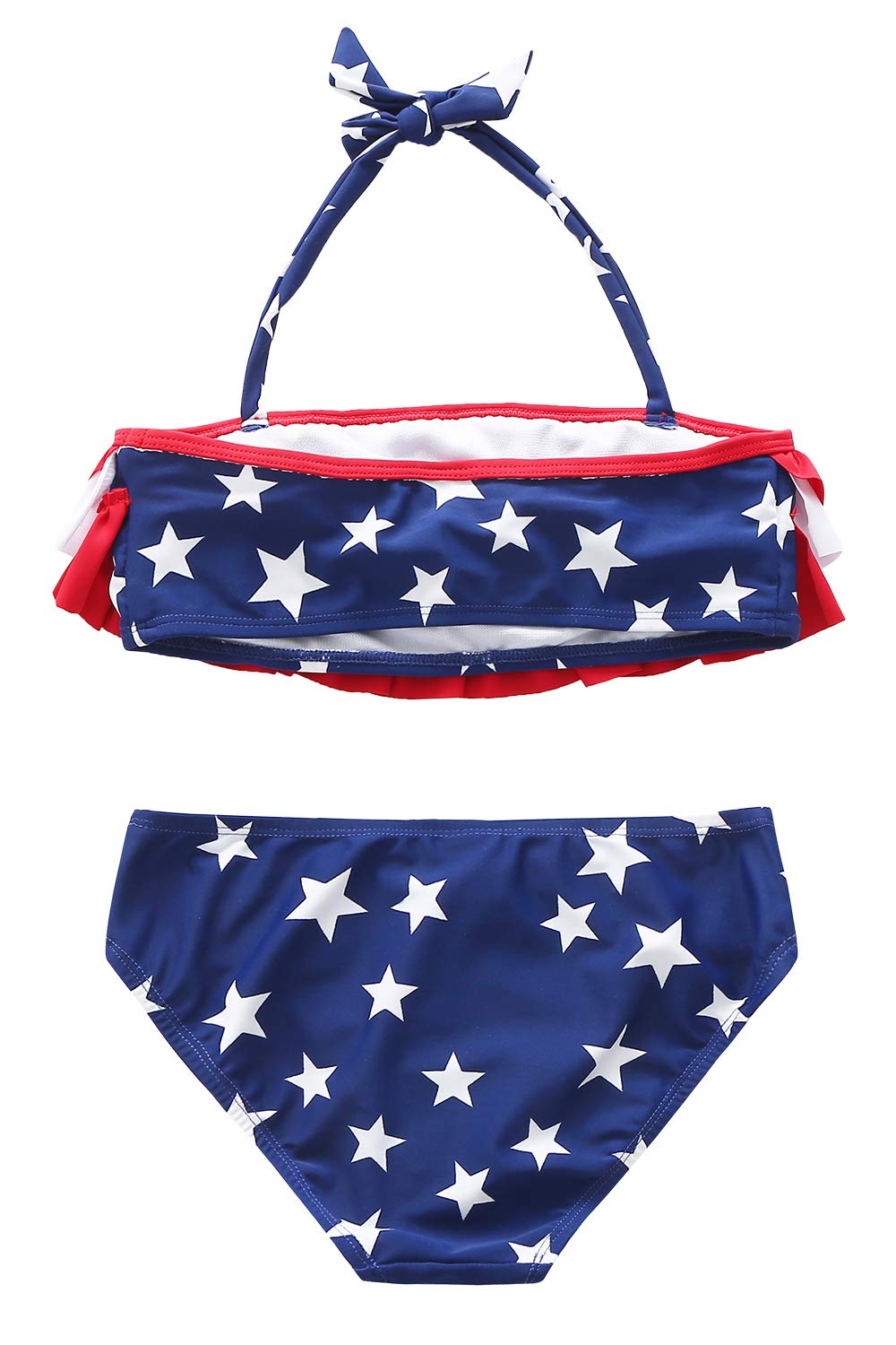 Rainbow Bikini Set for Girls - Adjustable Strap Two Piece Swimsuits | Perfect for Beach, Pool & Summer Vacations
