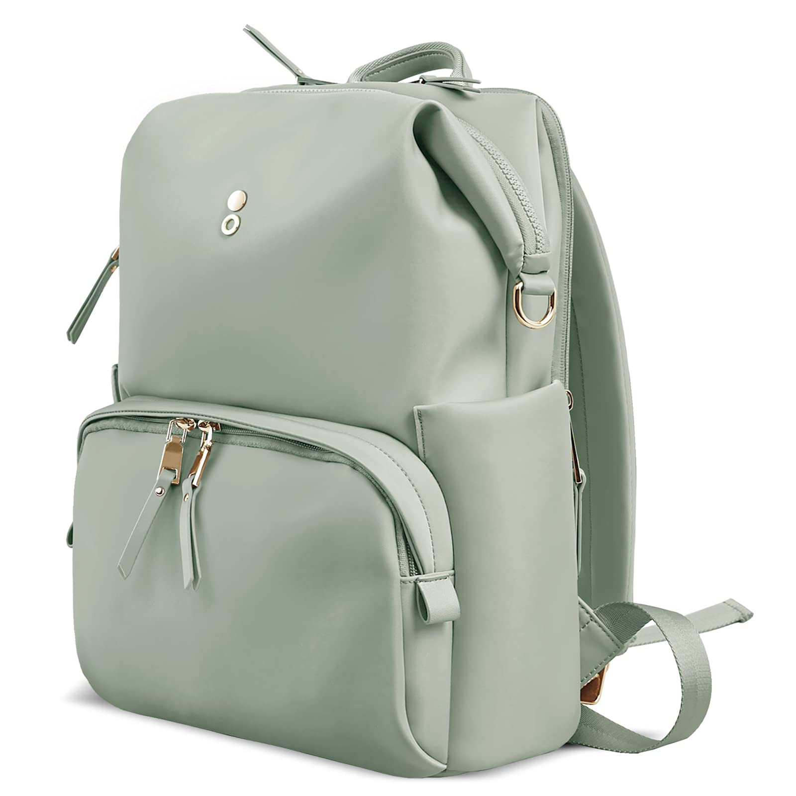 Echolac Women's Laptop Backpack - Large Capacity Lightweight Travel Backpack for School, Work & Commuting - Casual Stylish Backpack for Teens & Adults (Lake Green) | Perfect for College, Office & Daily Use