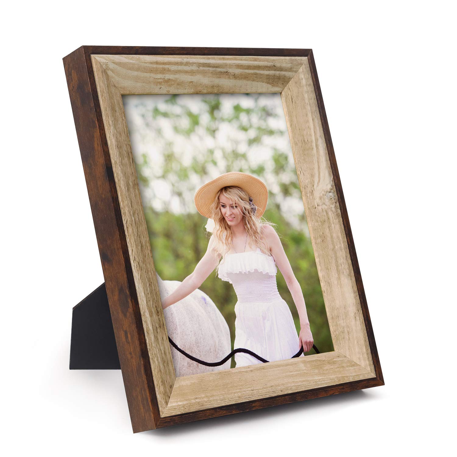 6x8 Picture Frames - Tabletop & Wall Mount Photo Display for Home Decor, Office, or Gift - Perfect for Family Photos, Artwork, and Posters (Multiple Colors Available)