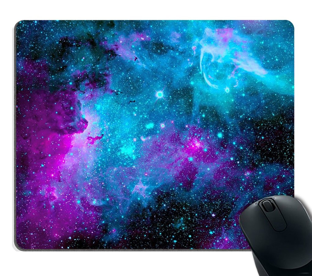 Galaxy Customized Non-Slip Rubber Gaming Mouse Pad - Smooffly Rectangle Mousepad for PC, Laptop, Office & Gaming Setup | Ergonomic Desk Accessory