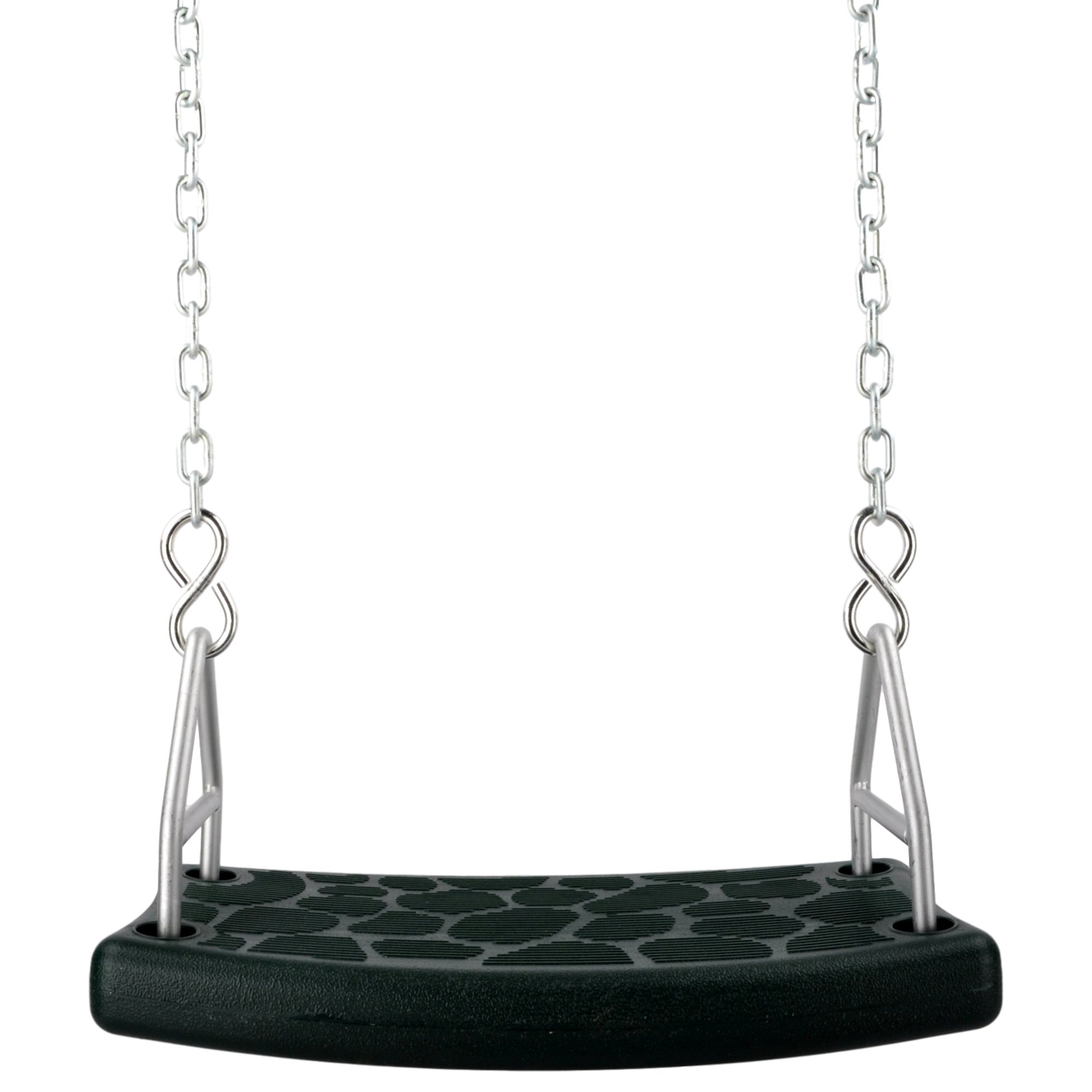 Flat Swing Seat with 5 Uncoated Chains & SSS Logo Sticker - Durable Outdoor Playground Swing for Kids - Perfect for Backyards, Parks, and School Playgrounds