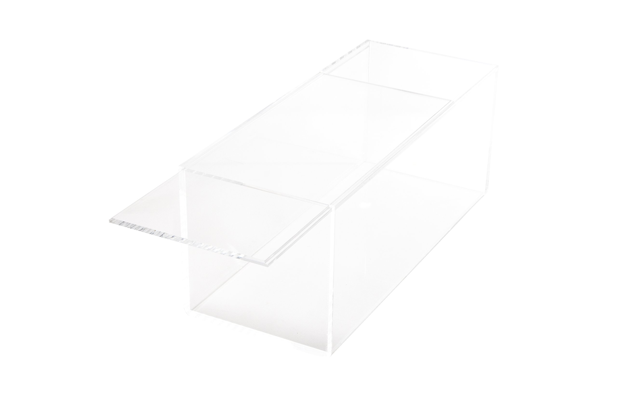 Clear Acrylic Display Case for Dolls, Bobbleheads & Action Figures - Protective Showcase for Collectible Toys (A017-CB) - Perfect for Home Decor, Office Display & Toy Collection Preservation