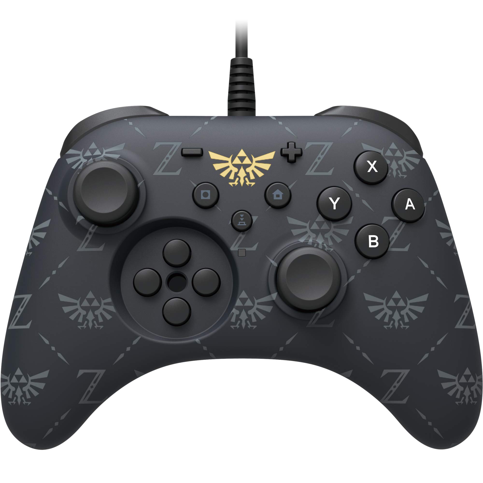 Hori Pad Pro Controller for Nintendo Switch - Officially Licensed Zelda Edition - Wireless Gamepad for Legend of Zelda Games - Perfect for Gaming at Home or On-the-Go
