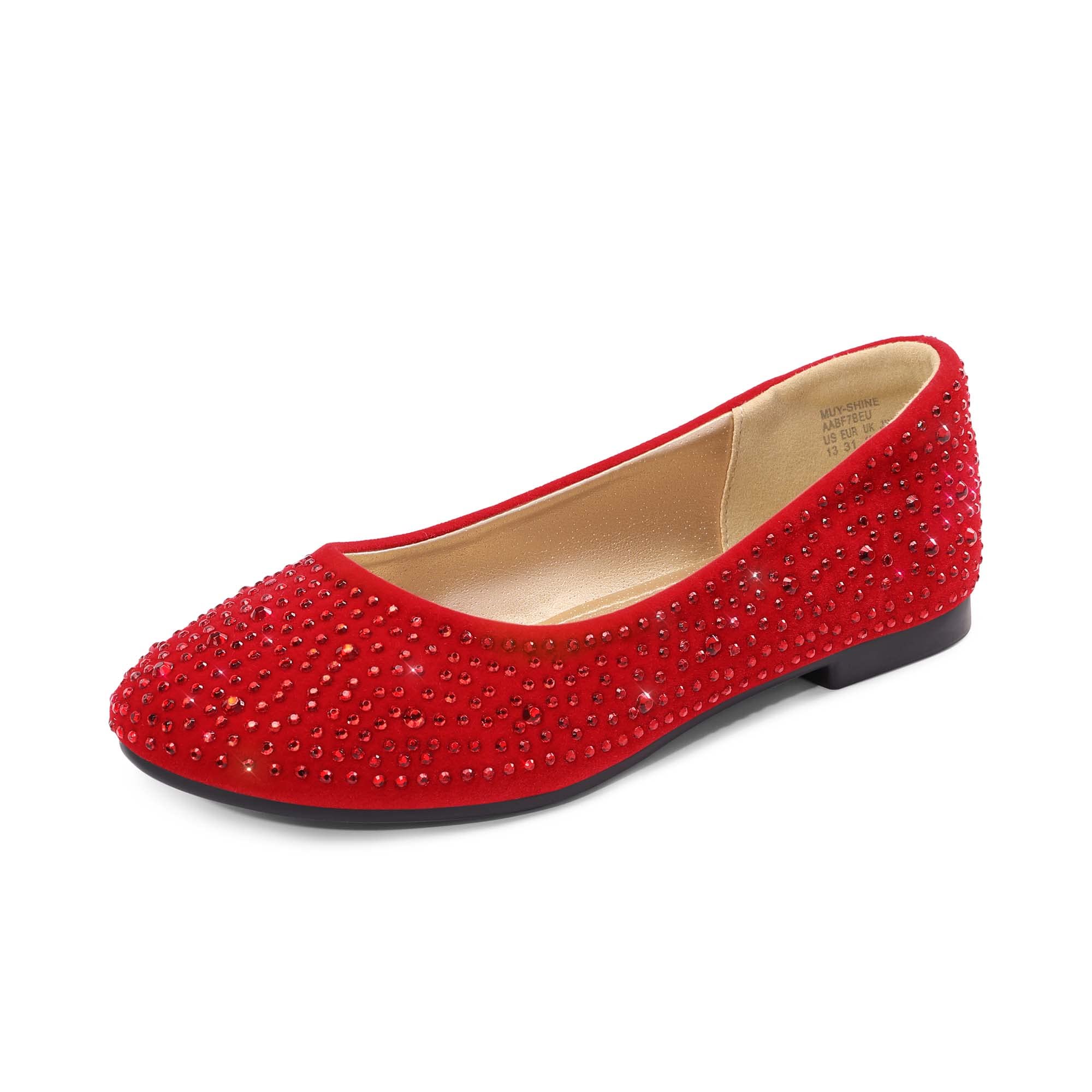 DREAM PAIRS Girls Ballet Flats Slip-On Shoes for Toddler, Little Kid & Big Kid | Comfortable School, Party & Casual Wear