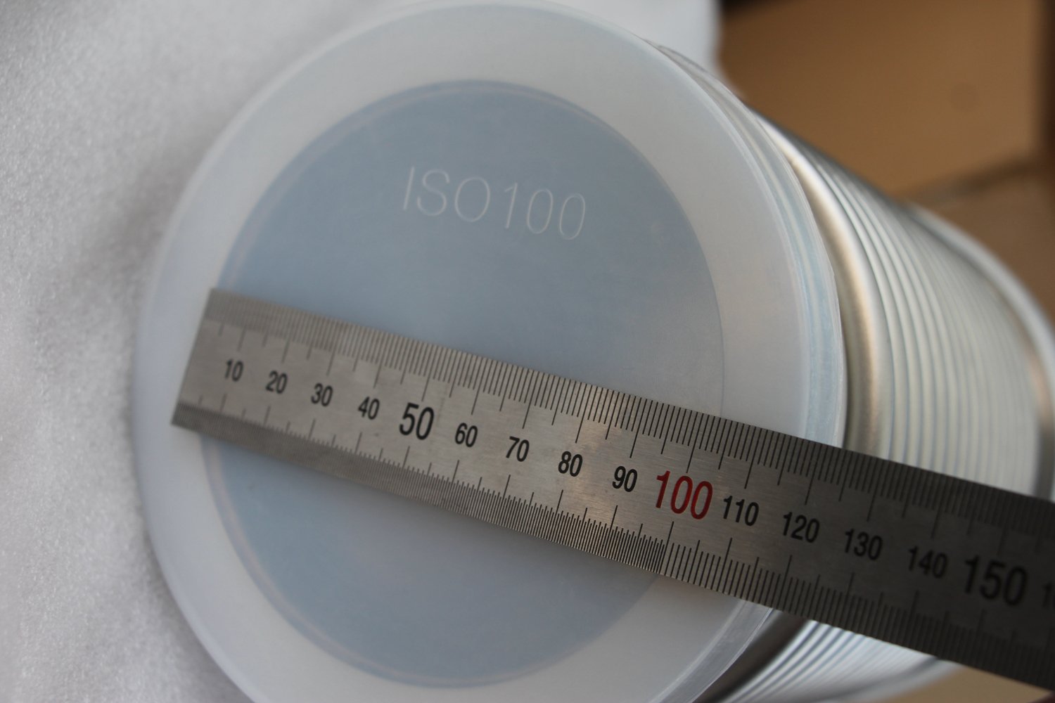 Flexible Stainless Steel Vacuum Bellows Hose - ISO 100 Standard, 20cm Length with Flanged Ends for Laboratory, Industrial, and HVAC Applications