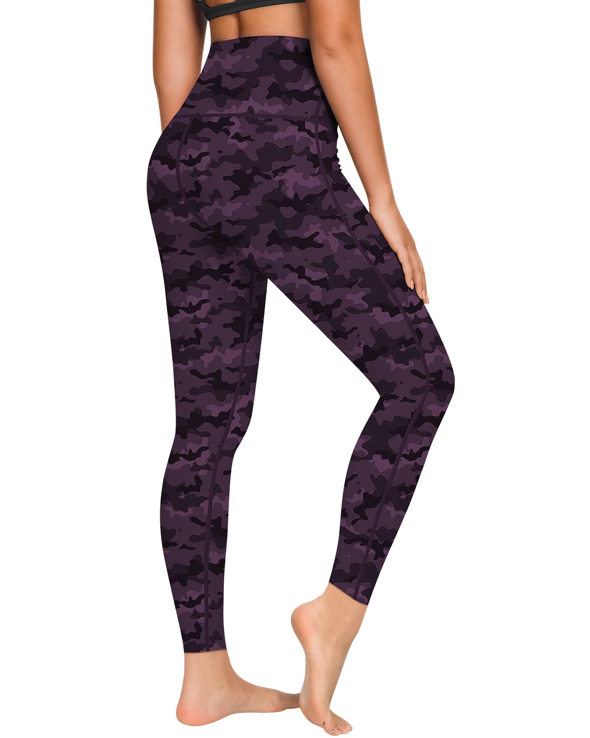 QUEENIEKE Women's High Waist Yoga Leggings - Workout Running Pants with Tummy Control - Breathable Stretchy Gym Tights for Yoga, Pilates & Fitness (Style 60129) - Perfect for Gym, Jogging and Daily Active Wear