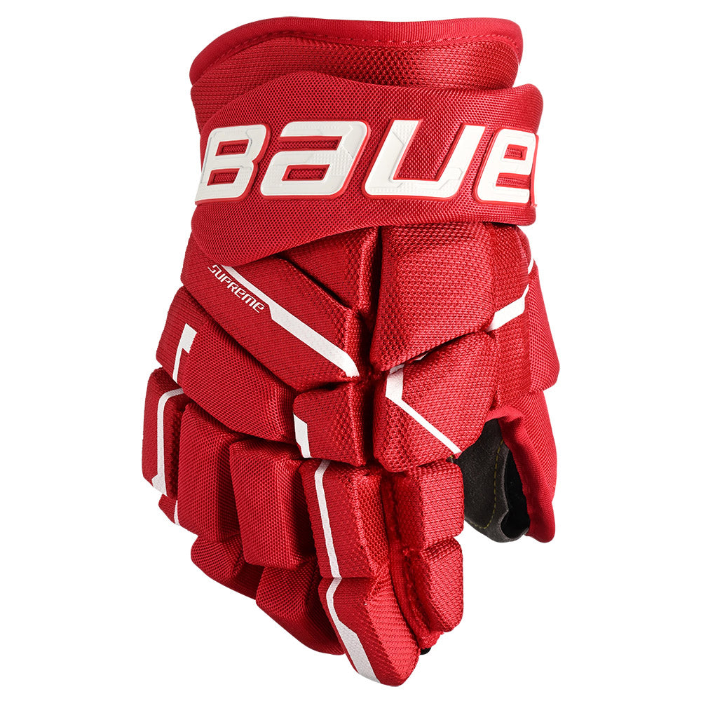 Bauer Supreme M5 Pro Junior Ice Hockey Gloves - Youth Hockey Gloves for Boys & Girls - Protective Gear for Ice Skating & Hockey Practice - Perfect for Games, Training & Winter Sports