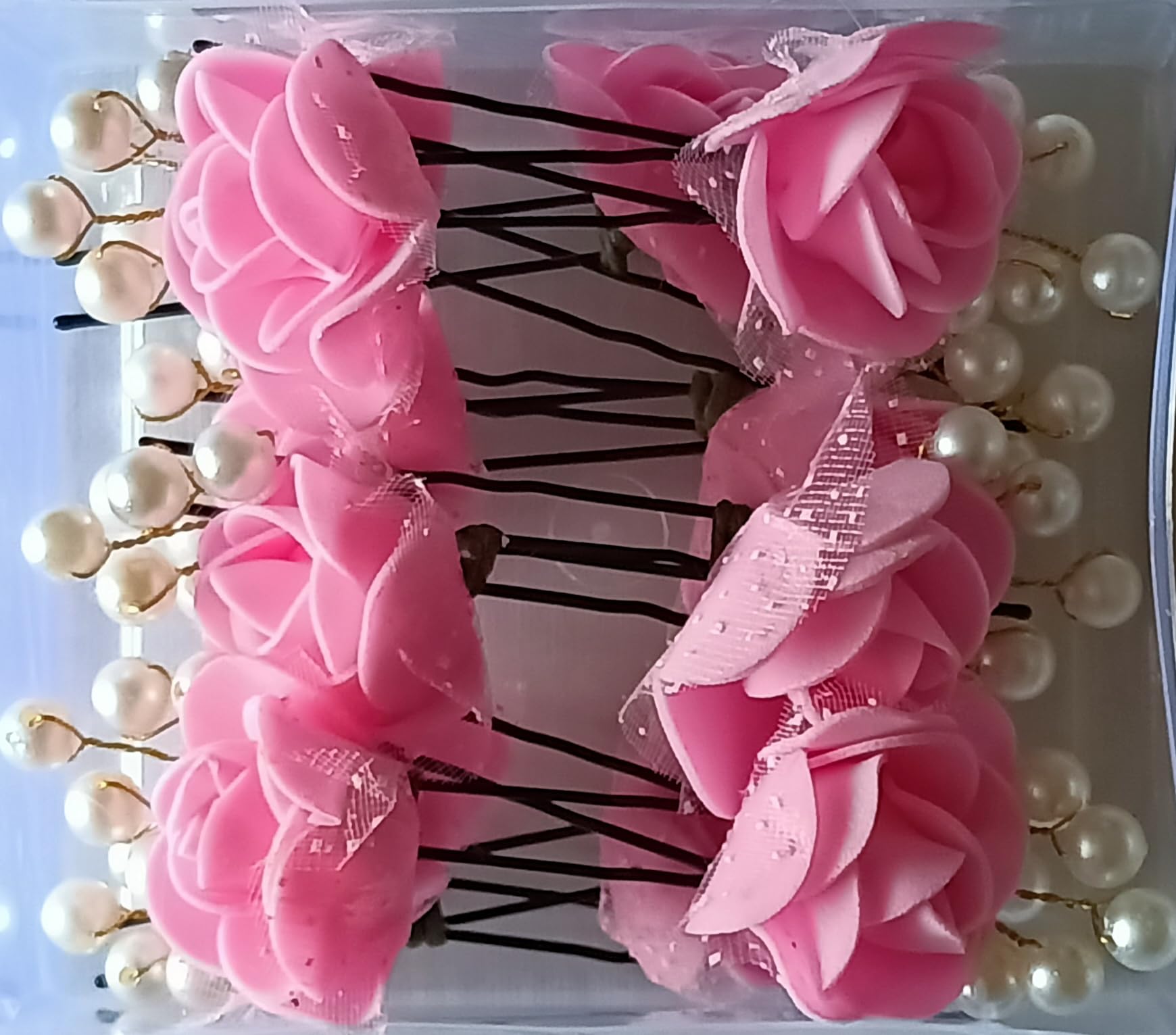 5-Pack Pearl Hair Pins for Women - Elegant Hair Accessories for Bridal, Prom & Everyday Styling - (12 Pieces)