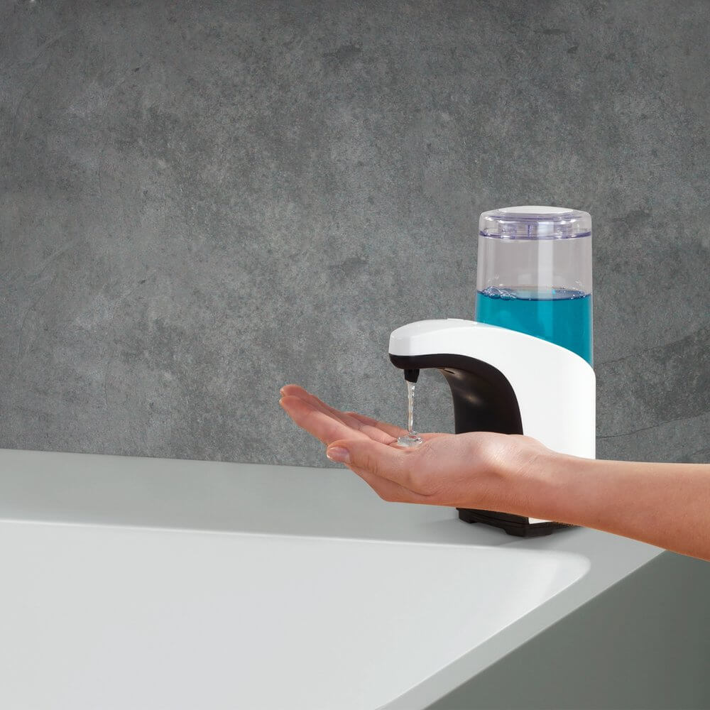 Automatic Touchless Soap Dispenser with Sensor - Hands-Free Foaming Soap Dispenser for Kitchen, Bathroom, and Office - Ideal for Home, Restaurant, and Public Restroom Hygiene