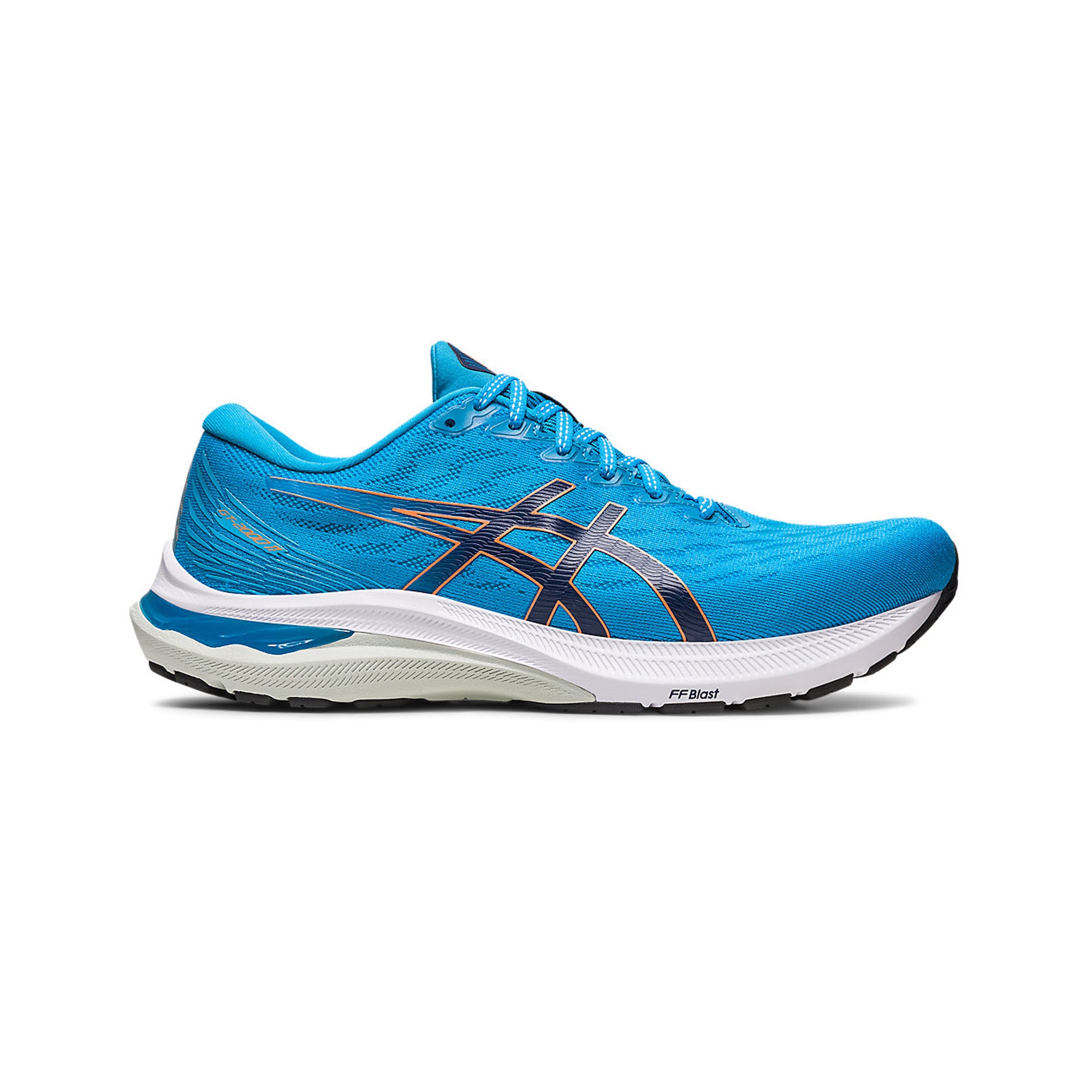 ASICS GT 2000 11 Running Shoes for Men - Island Blue/Indigo Blue - Lightweight Cushioned Sneakers for Road Running, Jogging & Gym Workouts