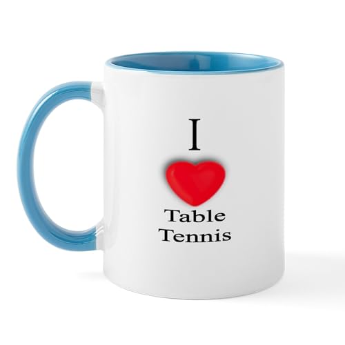 White/Blue Inside - Table Tennis Mug