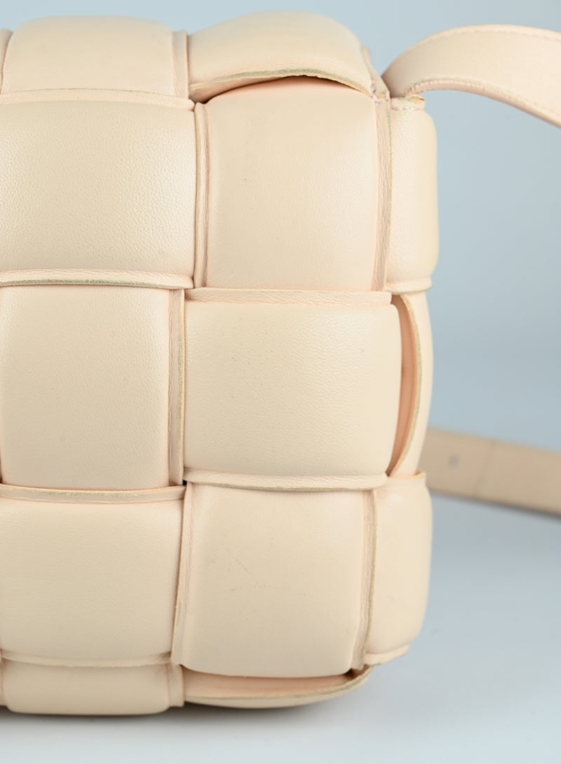 Bottega Veneta Padded Cassette Bag in Pink - Luxury Crossbody Shoulder Bag for Women | Perfect for Date Night, Office & Travel Accessories