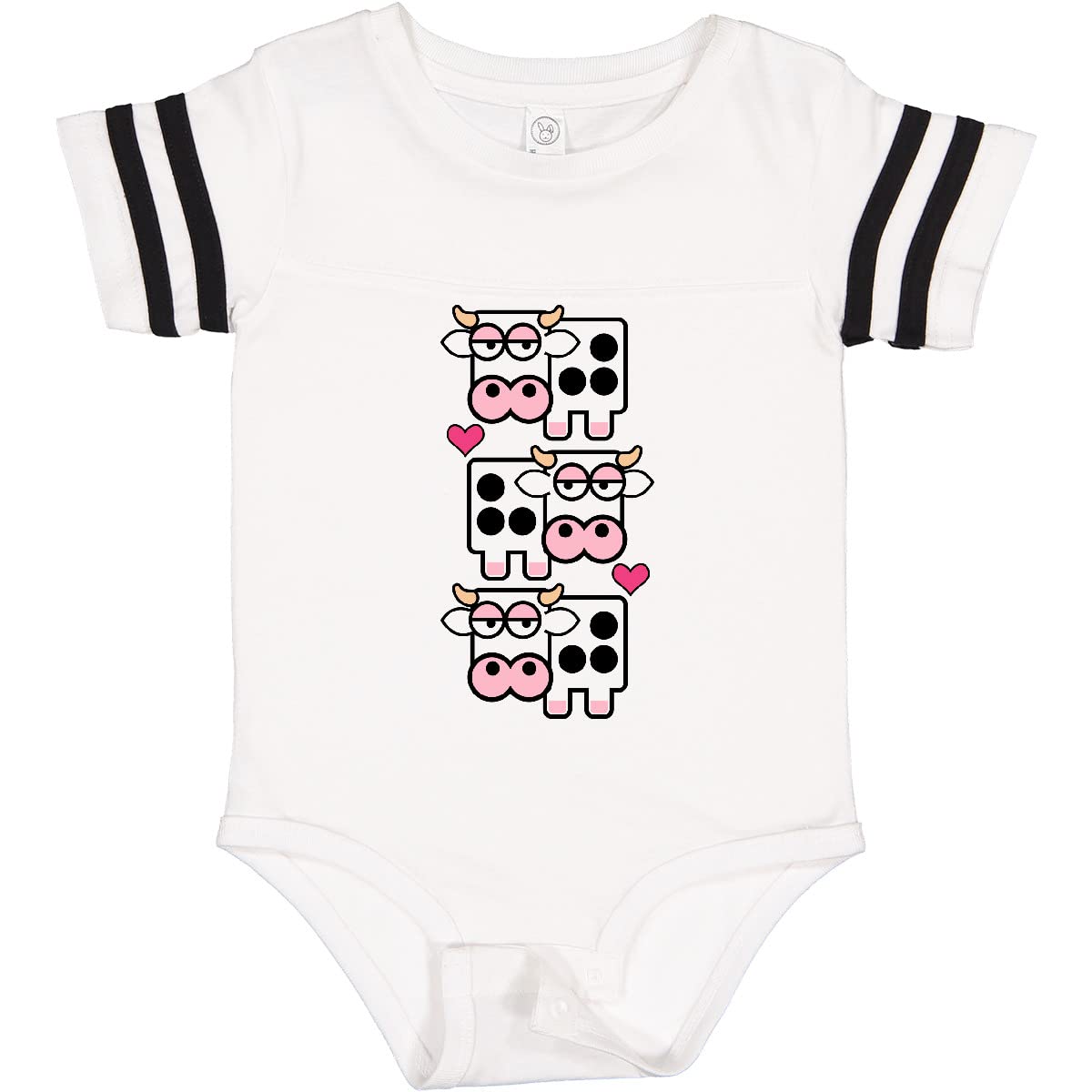 Inktastic Cow Baby Clothes - Adorable Farm Animals Baby Bodysuit for Newborns & Infants | Perfect for Farm-Themed Parties, Photo Shoots & Everyday Wear