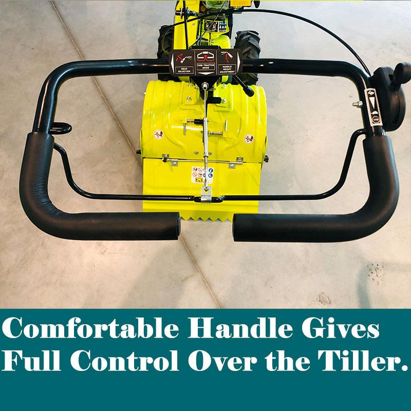 Forestwest 6.5HP Gas Powered Dual Rotating Tiller Cultivator - Heavy Duty Rotary Hoe for Garden Soil Cultivation, Weed Removal & Landscaping - Perfect for Home Gardens, Farms & Agricultural Use (Model BM11123)