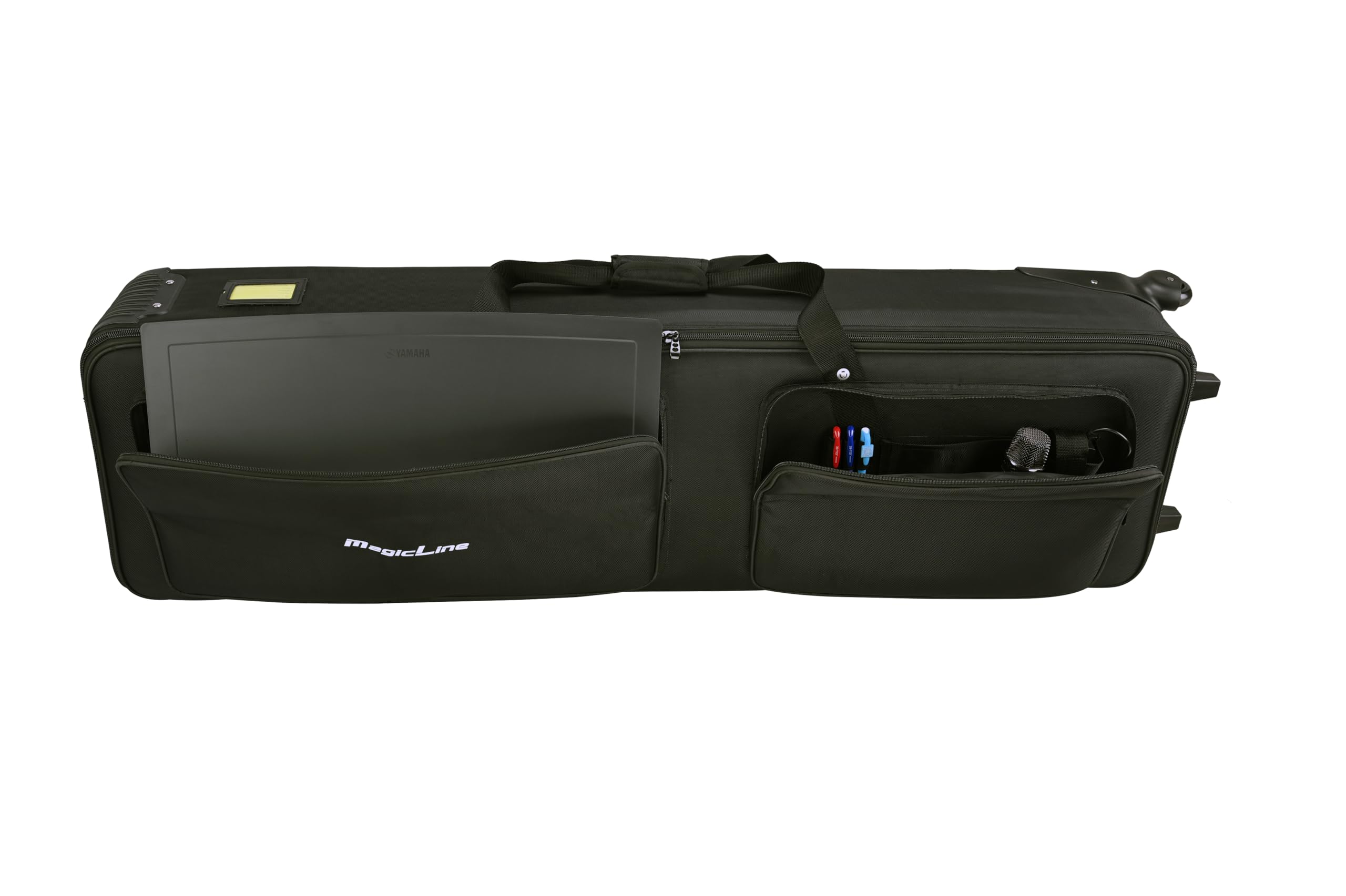 MagicLine 88-Key Keyboard Hard Shell Travel Case with Wheels - Durable Protection for Digital Pianos & Synthesizers (52.4