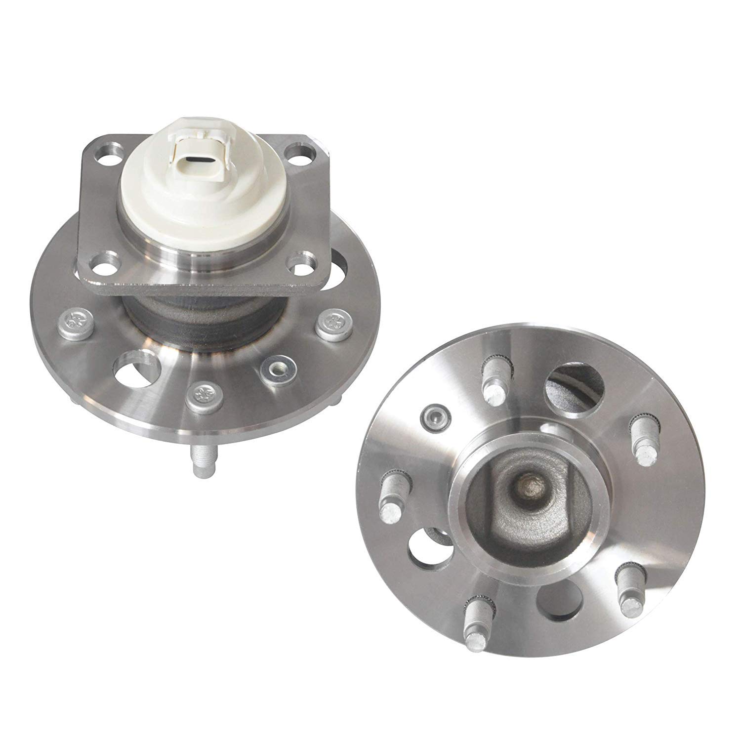 Pair of 2 Rear Wheel Hub and Bearing Assemblies for Chevy Buick Olds Pontiac Models - Durable Replacement Parts for Smooth Driving & Enhanced Safety