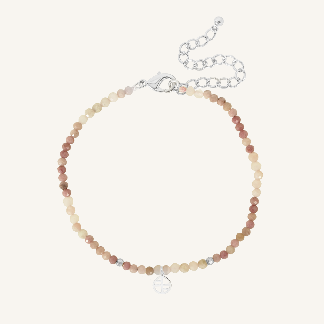 Rhodochrosite Bracelet for Women - Natural Stone Jewelry for Self Love & Emotional Healing | Perfect for Meditation, Yoga & Spiritual Gifts