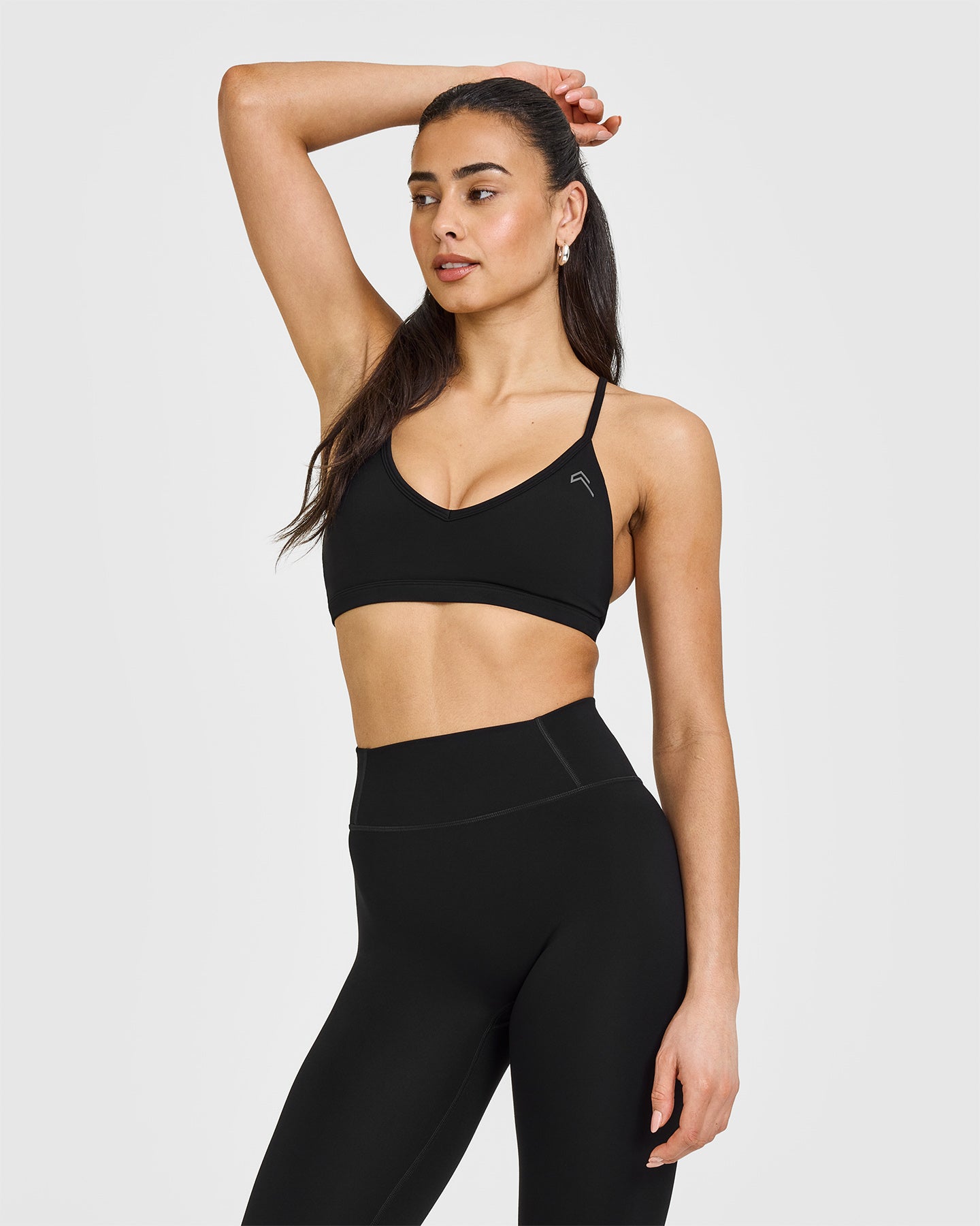Timeless Strappy Bralette - Comfortable Wireless Lace Bralette for Women | Black | Perfect for Everyday Wear, Yoga & Lounge