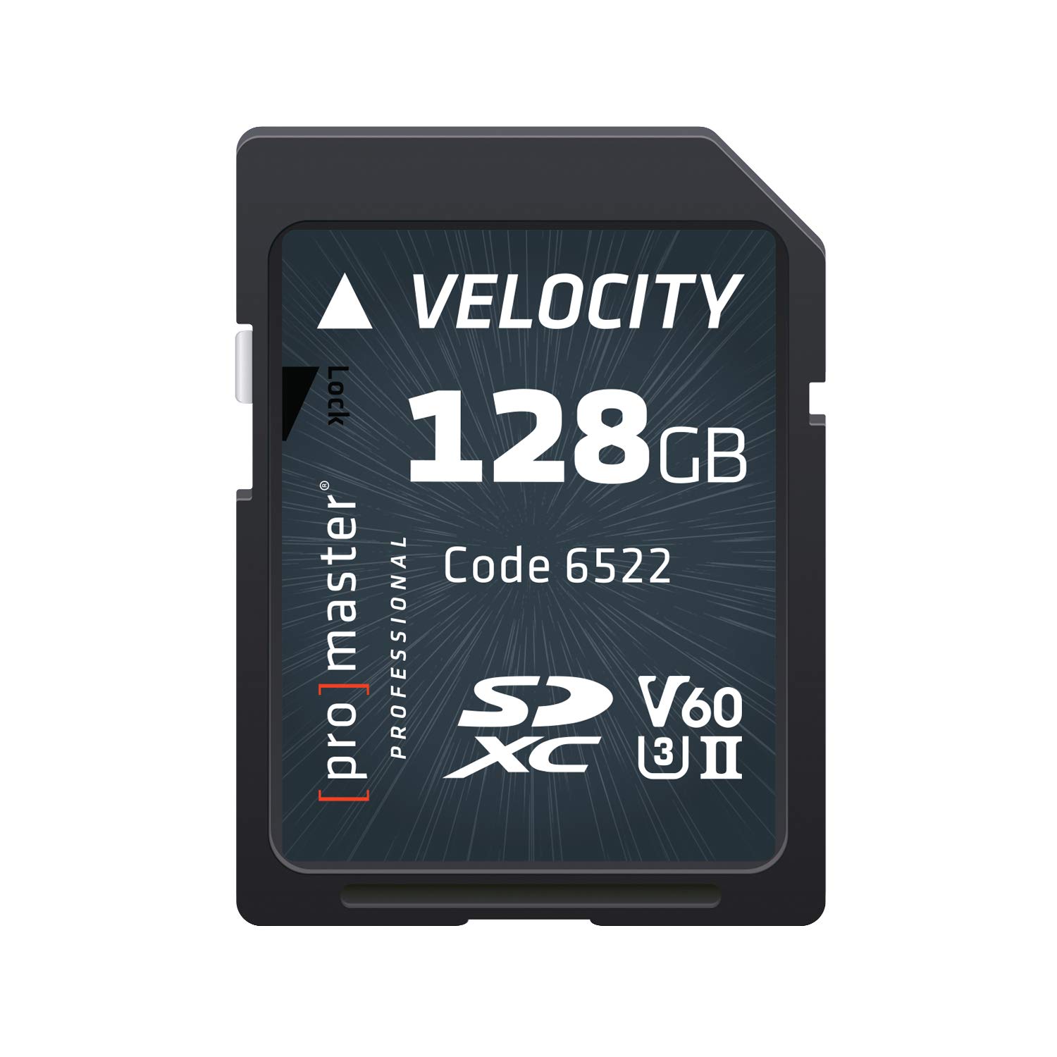 Promaster Velocity 128GB SDXC UHS-II V90 Memory Card - High Speed for 4K Video, DSLR & Mirrorless Cameras, Drones, and Action Cameras