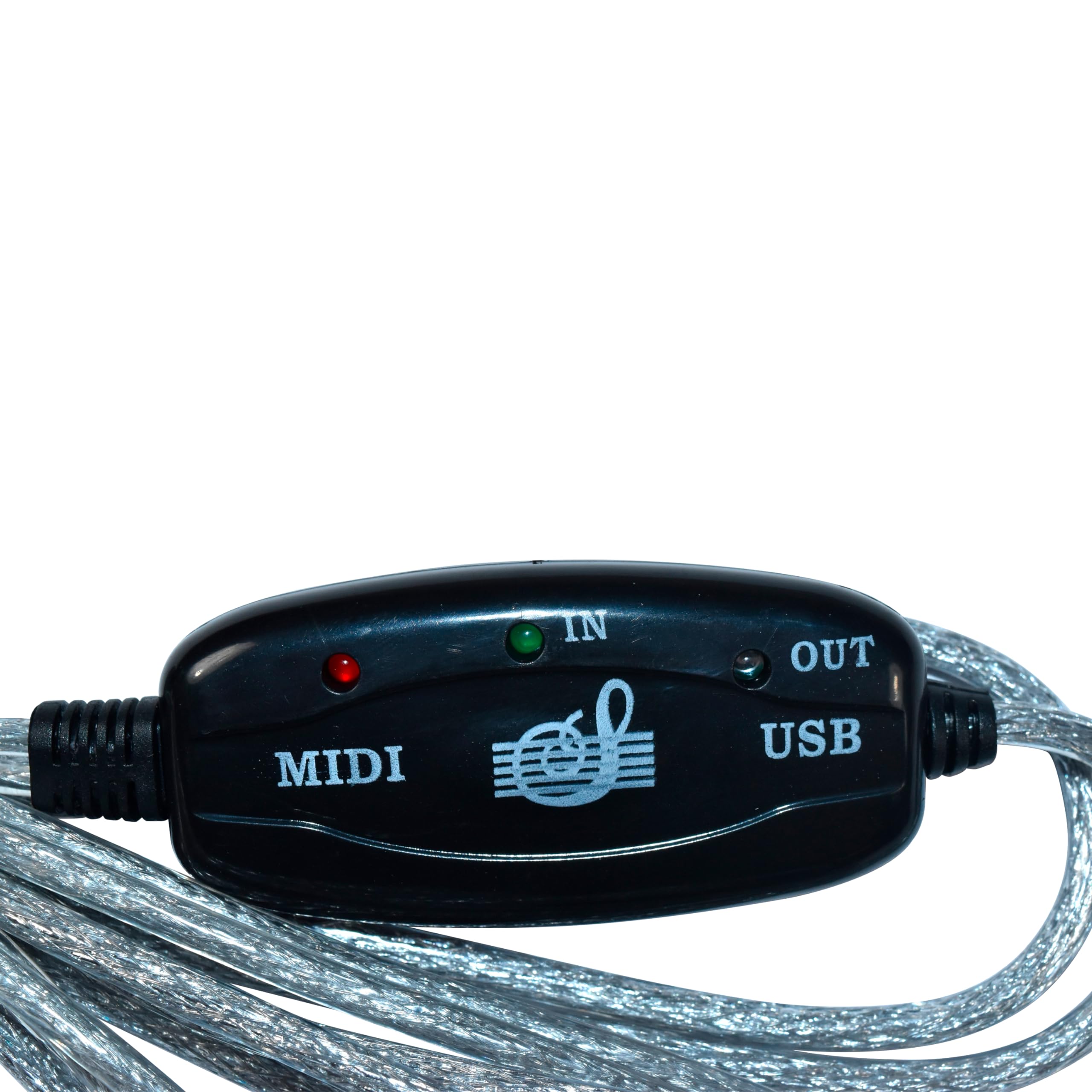 HQRP USB MIDI Cable for Alesis Q61 Keyboard - PC to Music Controller Adapter for Home Studio Recording
