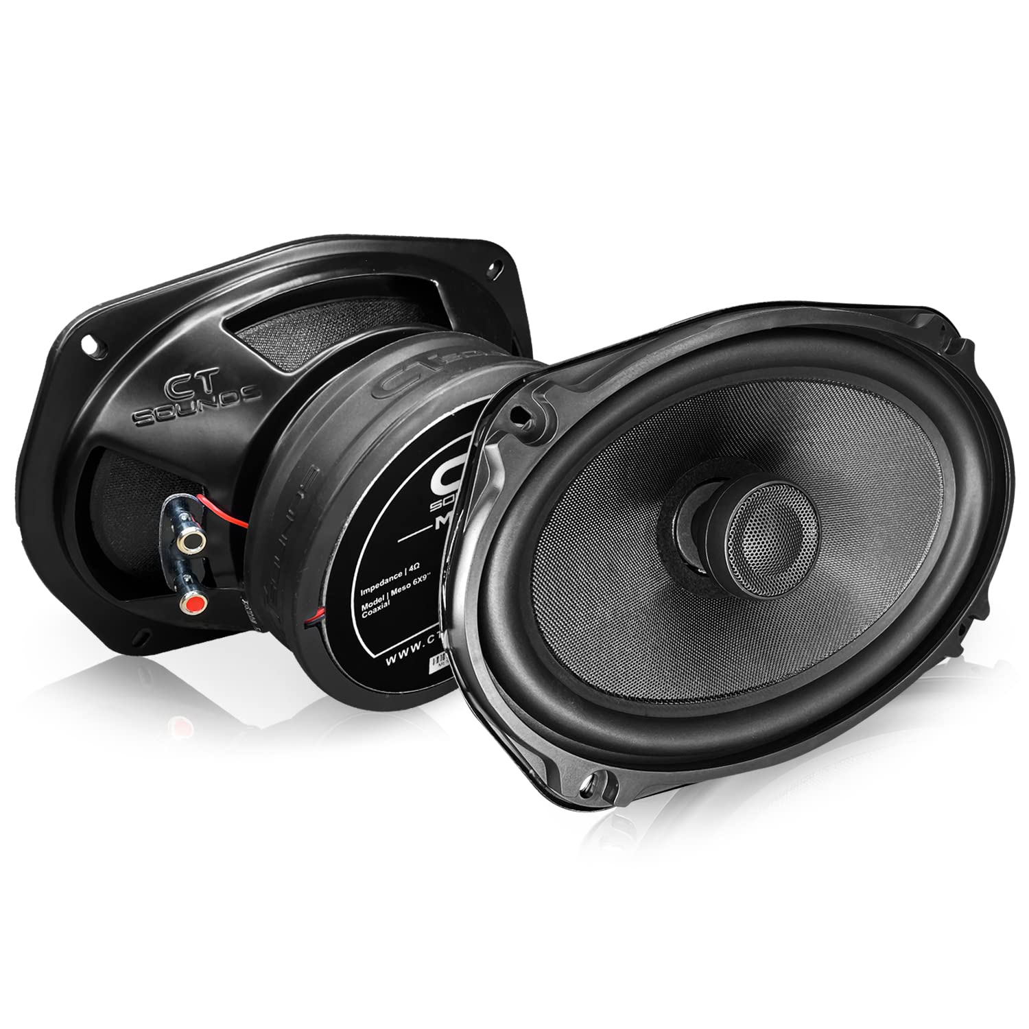 CT Sounds Meso 6x9” 400 Watt 2-Way Premium Coaxial Car Speakers - High Performance Audio for Cars, Trucks & SUVs - Perfect for Upgrading Factory Sound Systems & Enhancing Road Trip Music Experience
