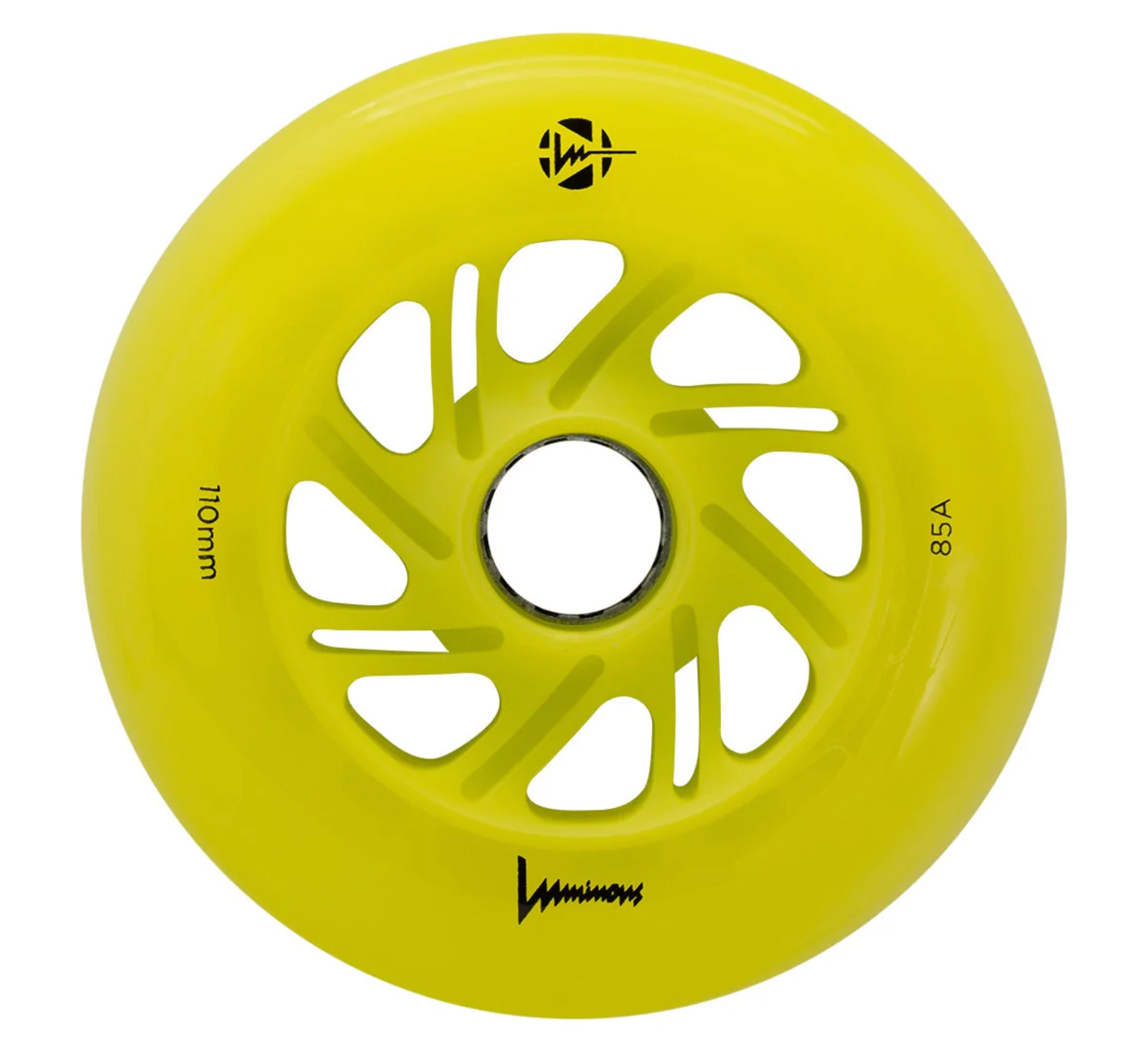 Glow in The Dark 110mm LED Inline Skate Wheels - Light Up Roller Skates for Night Skating, Raves & Outdoor Fun