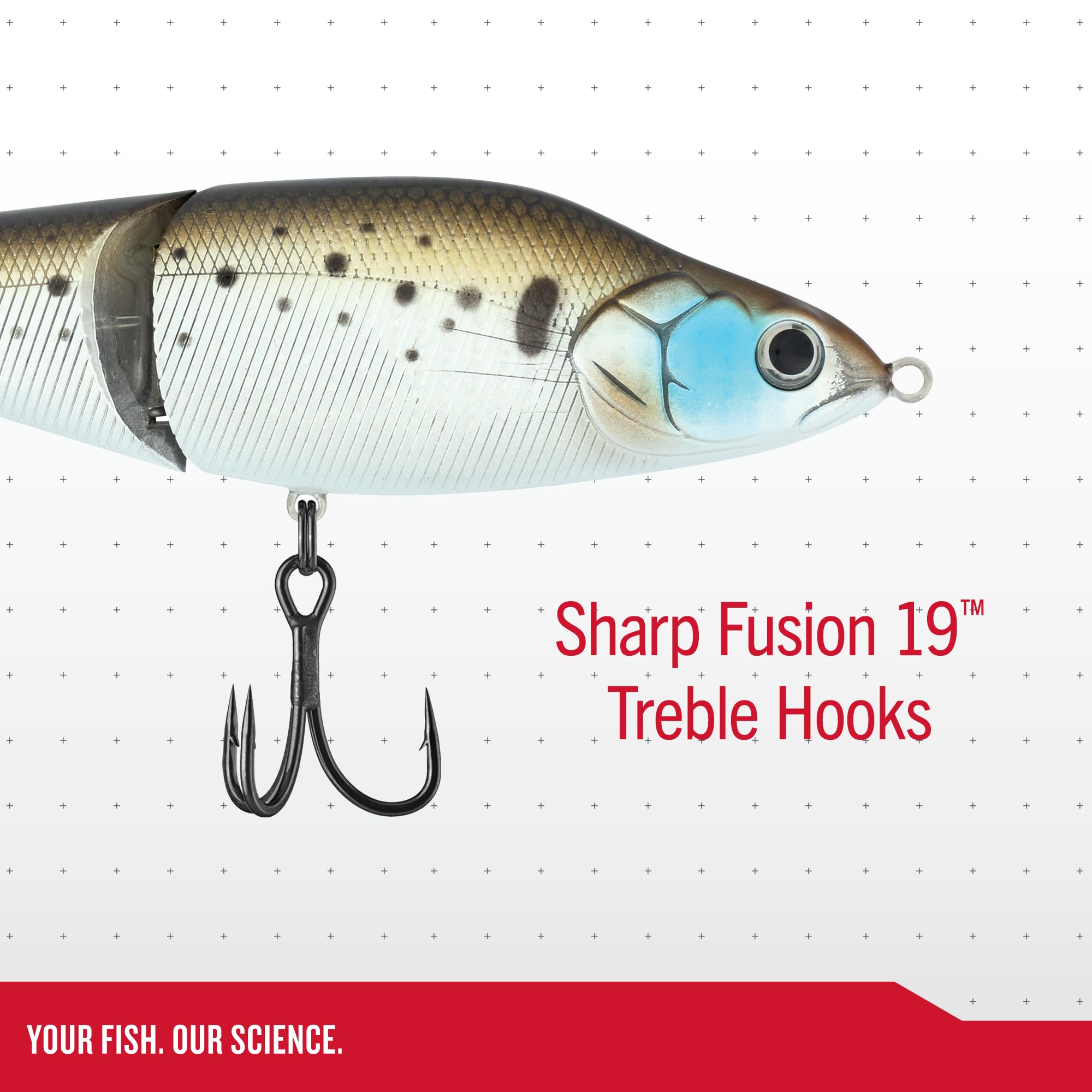 Berkley Magic Swimmer Fishing Lure - Premium Hard Bait for Bass, Trout & Walleye - Realistic Swimming Action for Freshwater & Saltwater Fishing - Perfect for Casting, Trolling & Shore Fishing