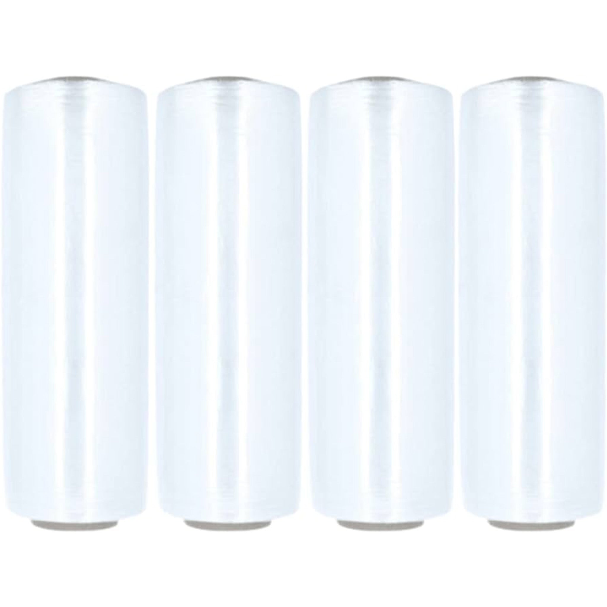 15 x 1476' Pre-Stretched 30 Gauge Pallet Wrap Film Roll (4 Rolls/Case) - Heavy Duty Shipping Protection for Warehouses & Moving Supplies