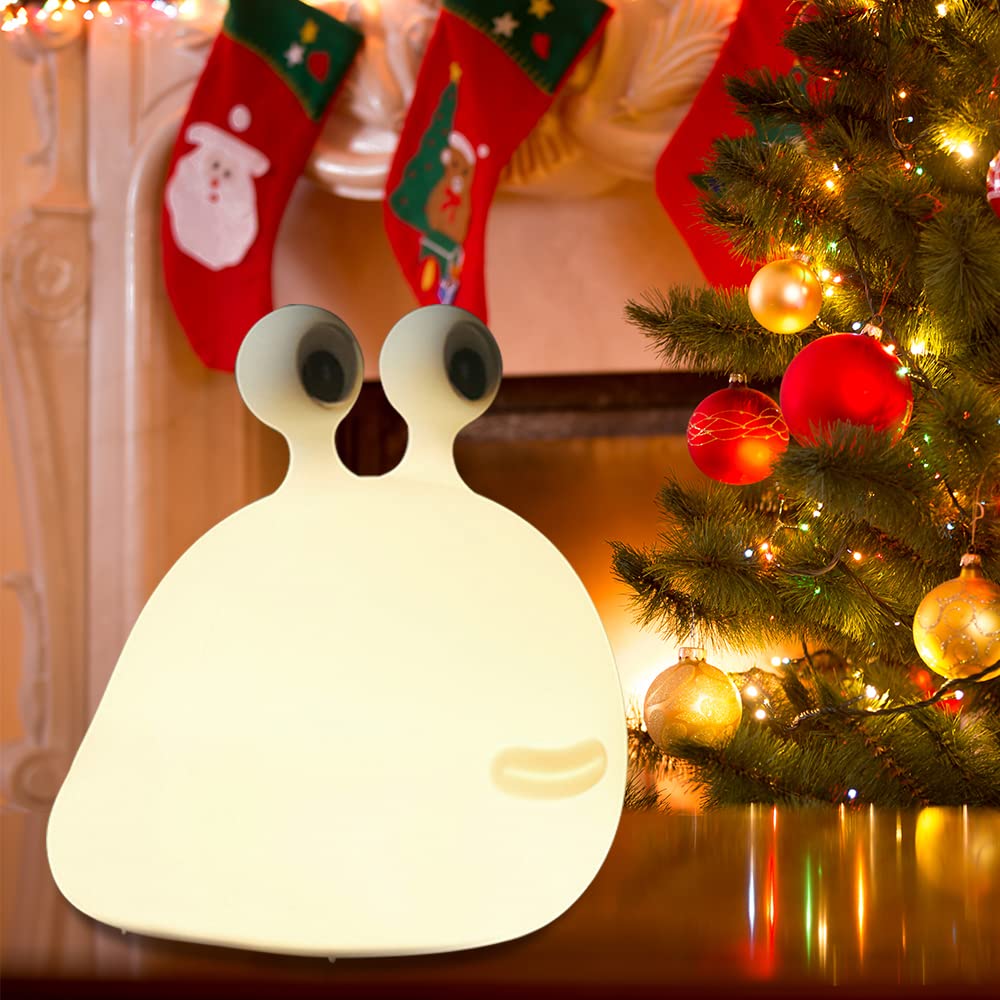 USB Rechargeable Night Light for Kids - Touch Control & Timer Setting, ABS+PC Bedside Lamp for Nursery, Breastfeeding & Bedroom - Soft White Glow for Safe Nighttime Use