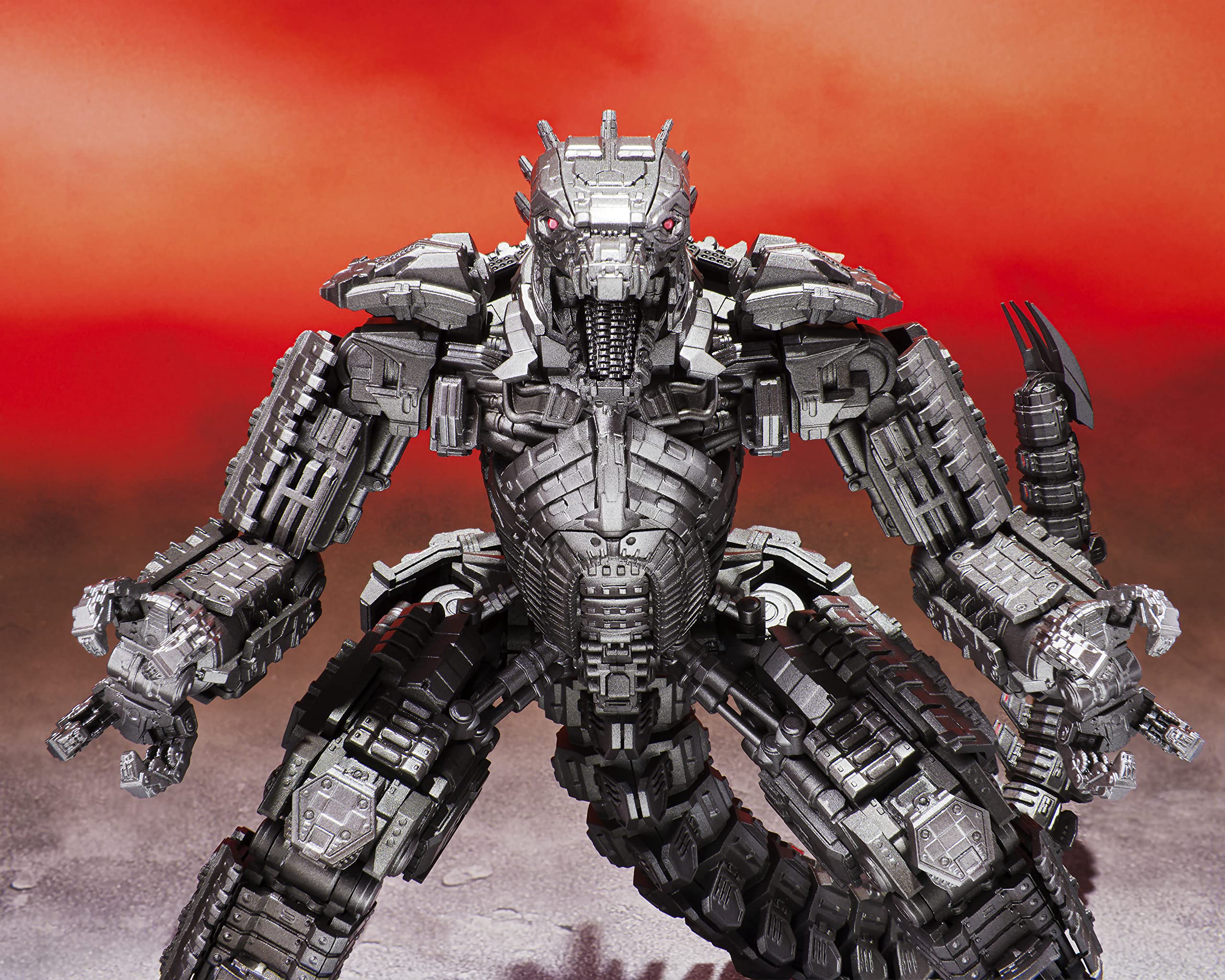 TAMASHII NATIONS S.H.MonsterArts Mechagodzilla Action Figure - Godzilla vs Kong (2021) Collectible Toy by Bandai Spirits - Perfect for Movie Fans, Display & Action Figure Collectors