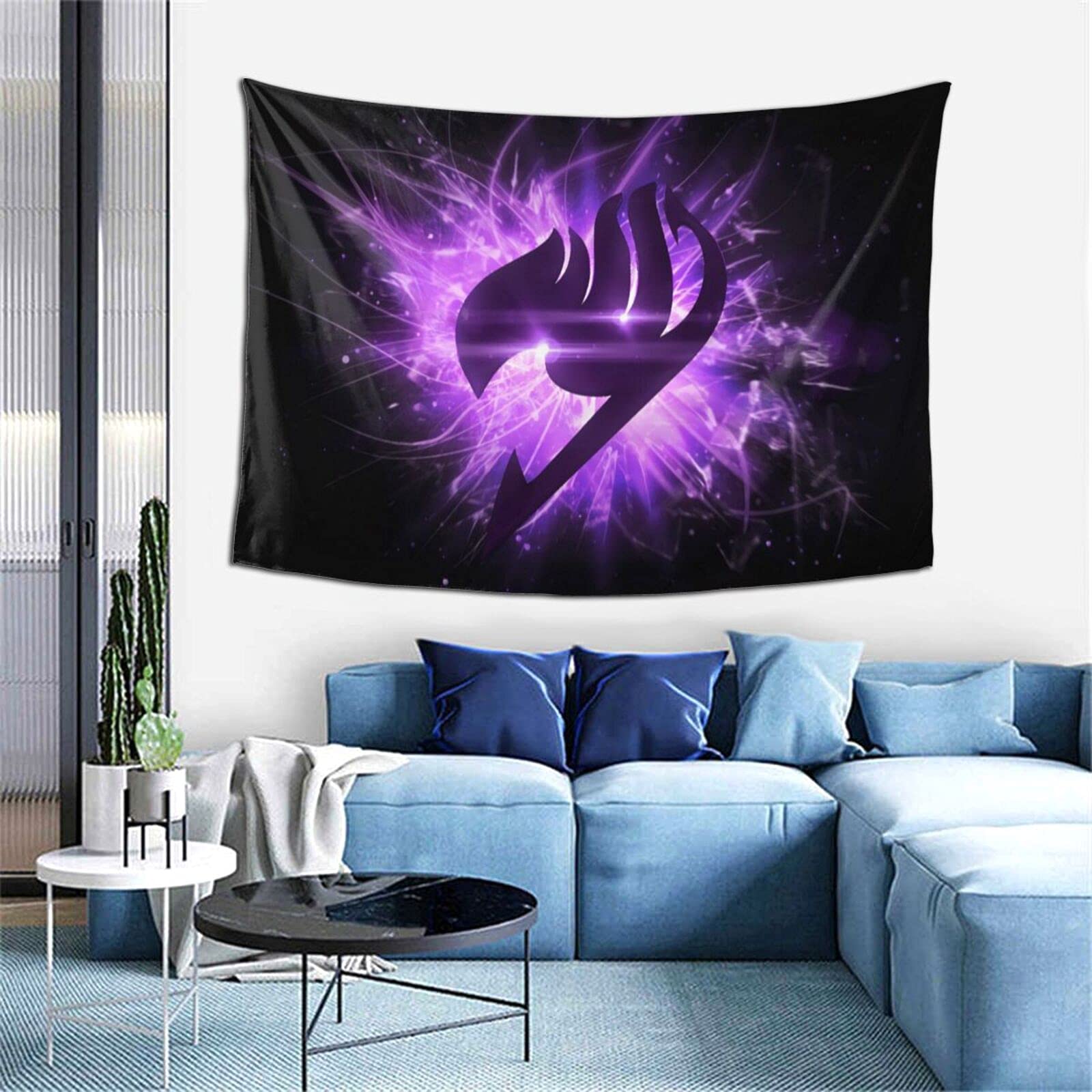 Fairy Tail Anime Wall Tapestry - 60x40 Inch Large Anime Decor for Bedroom, Living Room & Dorm | Official Logo Design for Anime Fans & Otaku Culture Enthusiasts