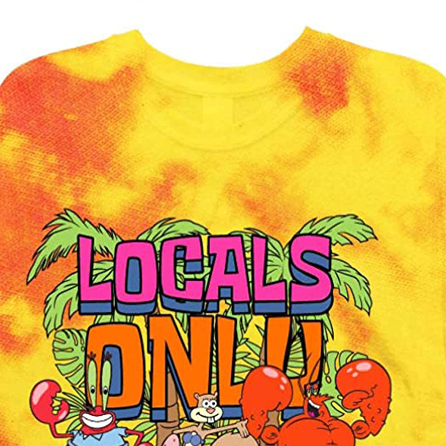 SpongeBob SquarePants Men's Krusty Krab T-Shirt - Funny Cartoon Graphic Tee for Fans | Casual Wear & Cosplay