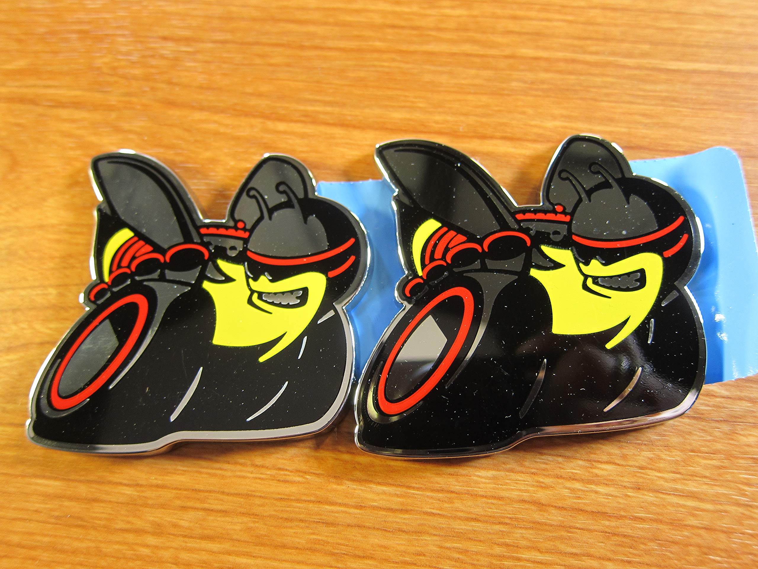 Dodge Challenger Charger Scat Pack SuperBee Fender Emblem Set of 2 - Mopar OEM Replacement Badges - Perfect for Car Restoration & Customization Projects