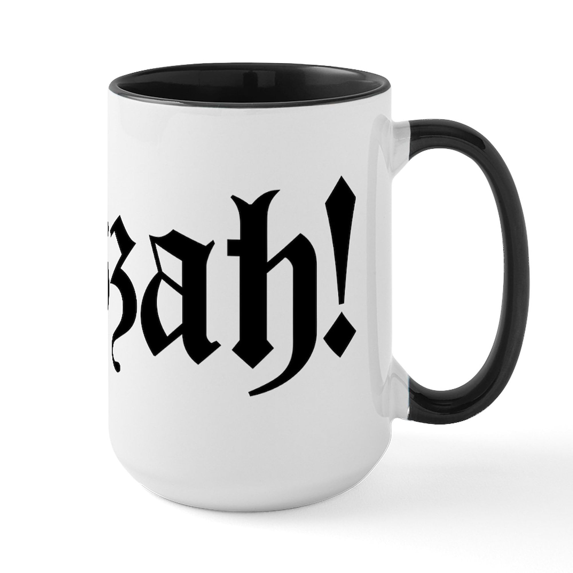 Huzzah! 15 oz (444 ml) Ceramic Coffee Mug - Insulated Tea Cup for Office, Home & Gifts - Funny Novelty Drinking Cup for Coffee, Tea & Hot Beverages