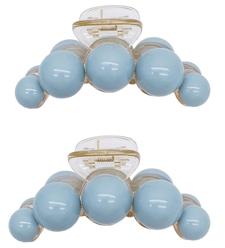 CHRONEX 2PCS Strong Hold Hair Claw Clips for Women - Rose Flower Design Barrettes for Long Hair, Elegant Hair Styling Accessories | Perfect for Daily Use, Work, Parties and Special Occasions