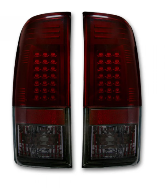 Ford F150 1997-2003 LED Tail Lights - Dark Red Smoked Lens for Pickup Trucks | Upgrade for Night Driving & Enhanced Visibility