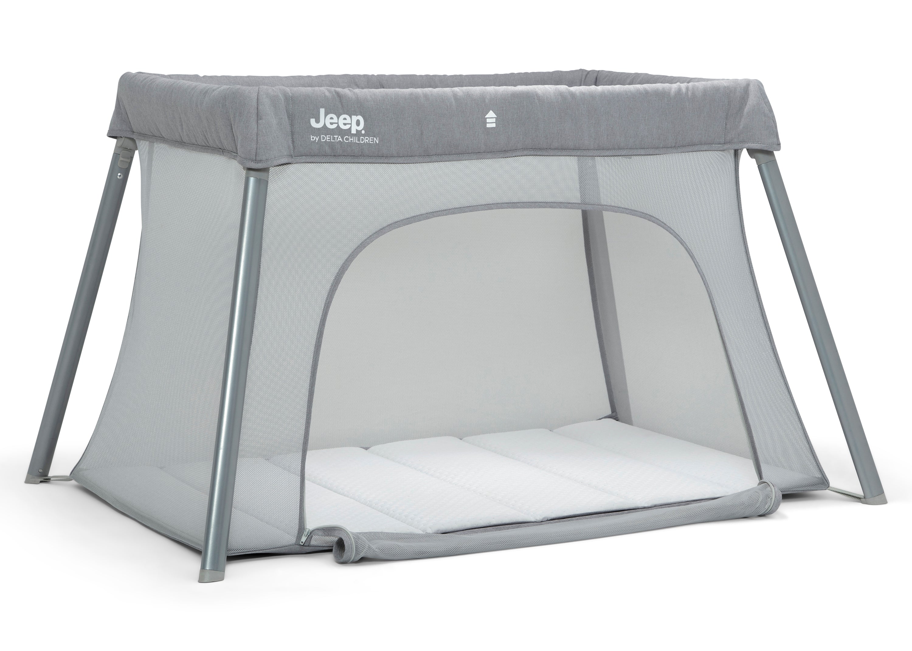 Horizon Compact Travel 2-in-1 Playard and Bassinet for Babies - Portable Crib with Canopy for Nursery, Travel & Home Use