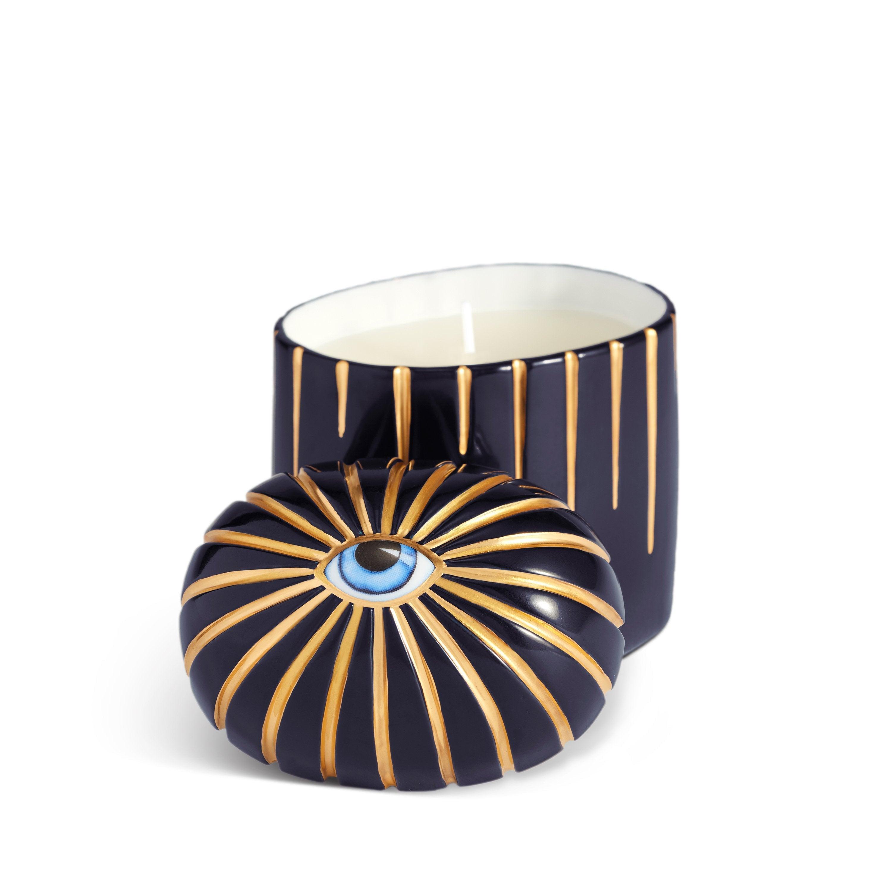 Lito Blue Scented Candle - Premium Handmade Soy Wax Candle for Home, Relaxation & Aromatherapy - Perfect for Bedroom, Bathroom & Gift Giving