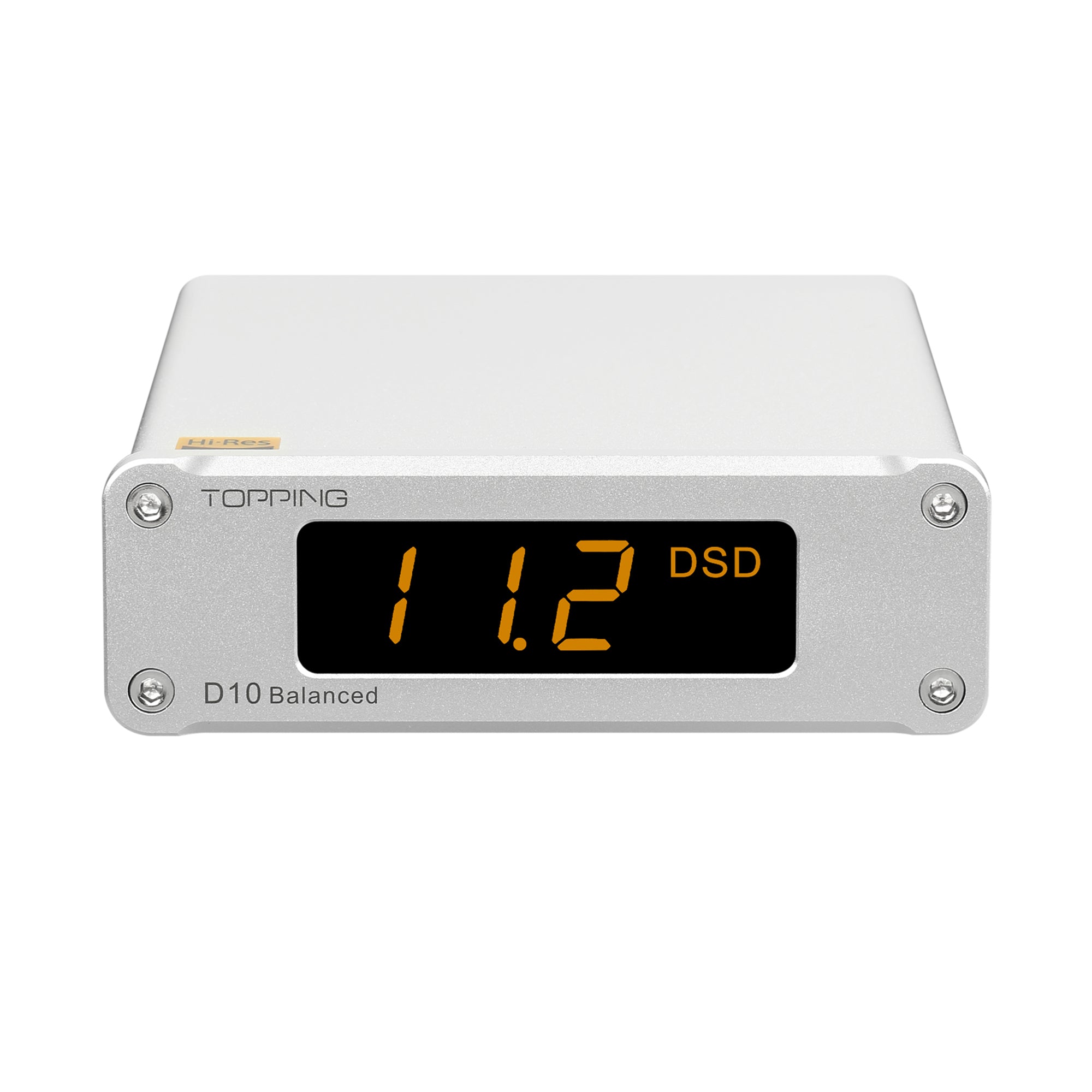 Topping D10 Balanced USB DAC - High Resolution Audio Converter for PC, Mac, Home Theater & Studio Use