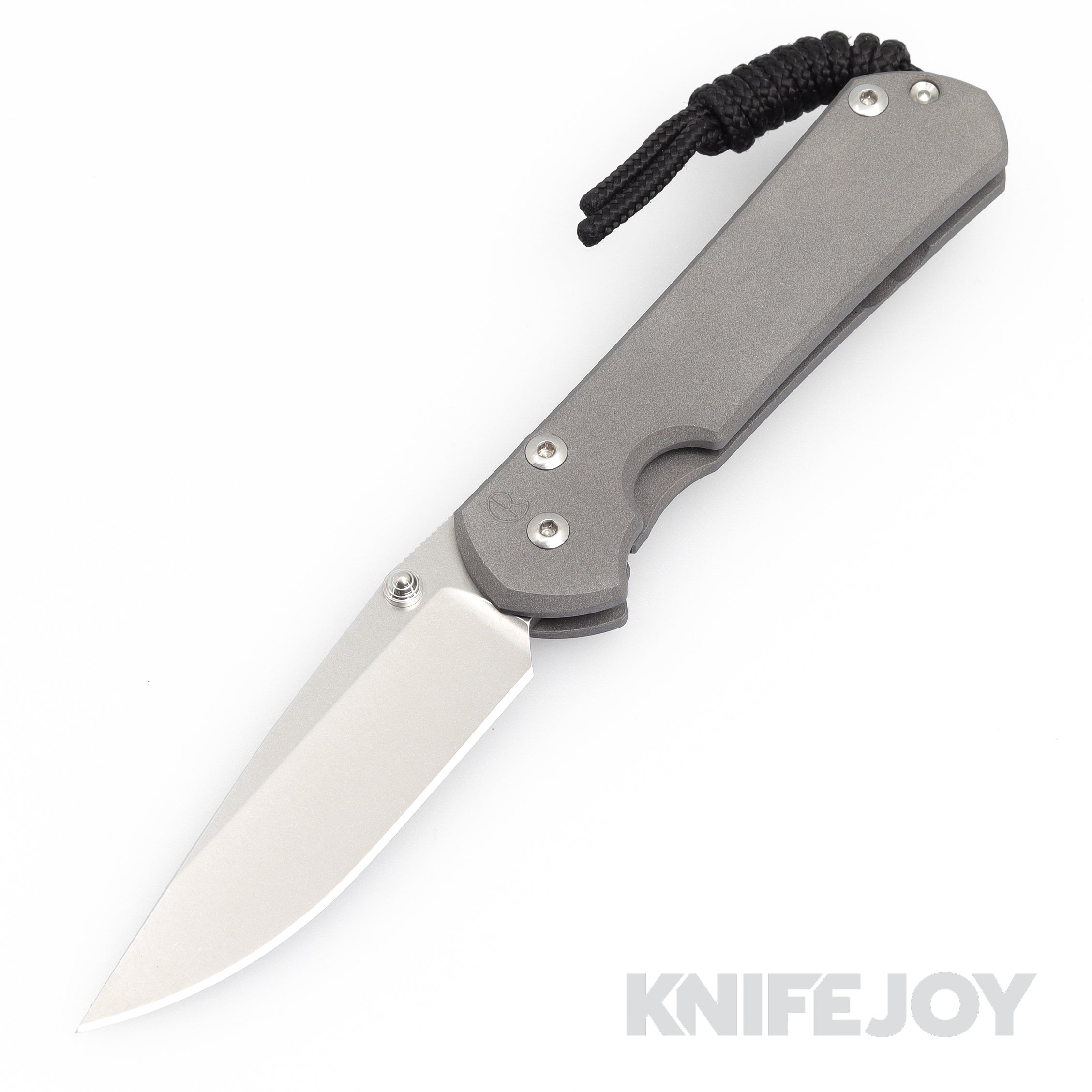 Chris Reeve Small Sebenza 31 Plain Drop Point Folding Knife with Double Silver Lugs - EDC Pocket Knife for Outdoor, Camping, and Everyday Carry