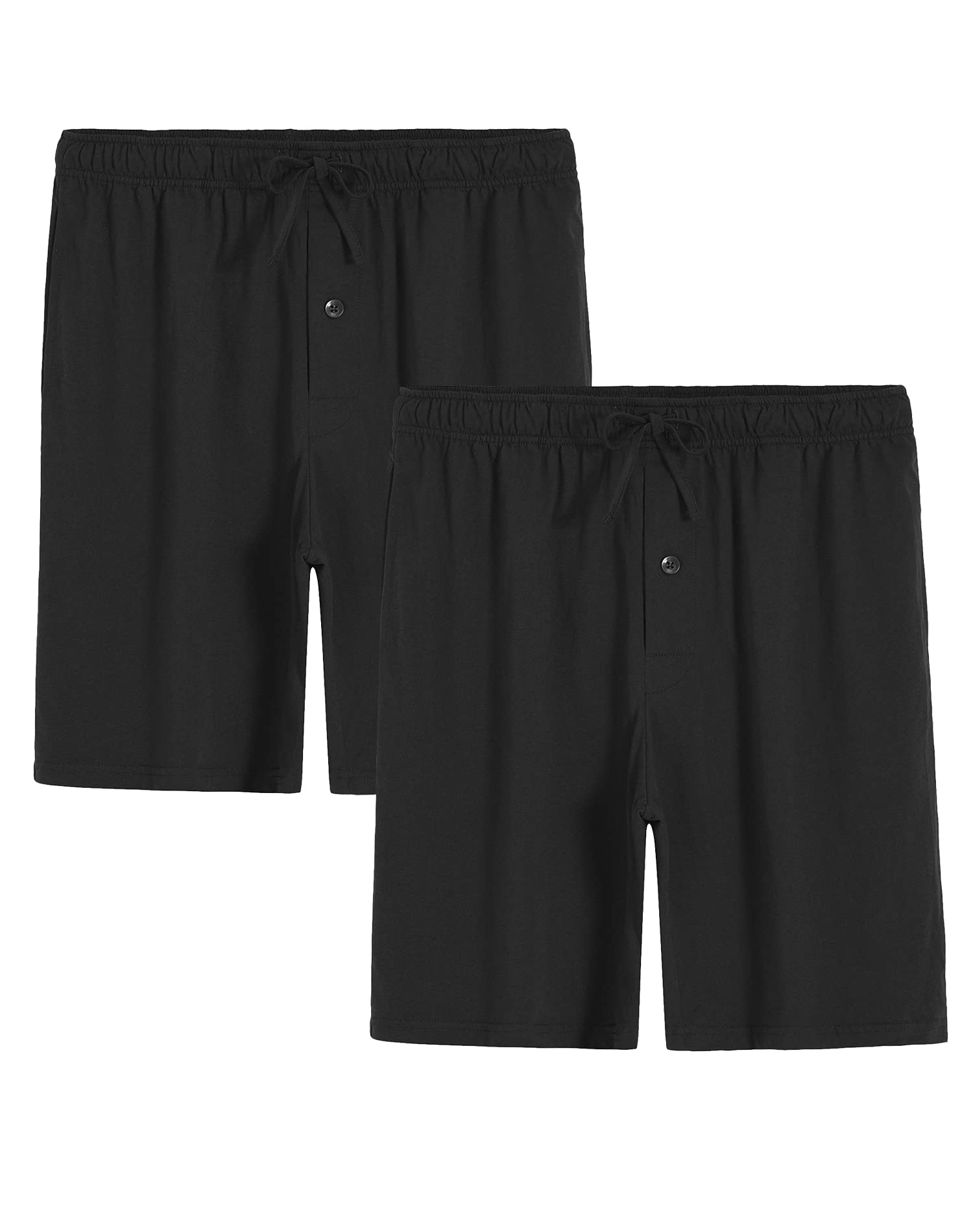 Men's Cotton Pajama Pants - Soft Lounge Sleep Shorts with Pockets | Comfortable Home Wear & Sleepwear for Relaxing