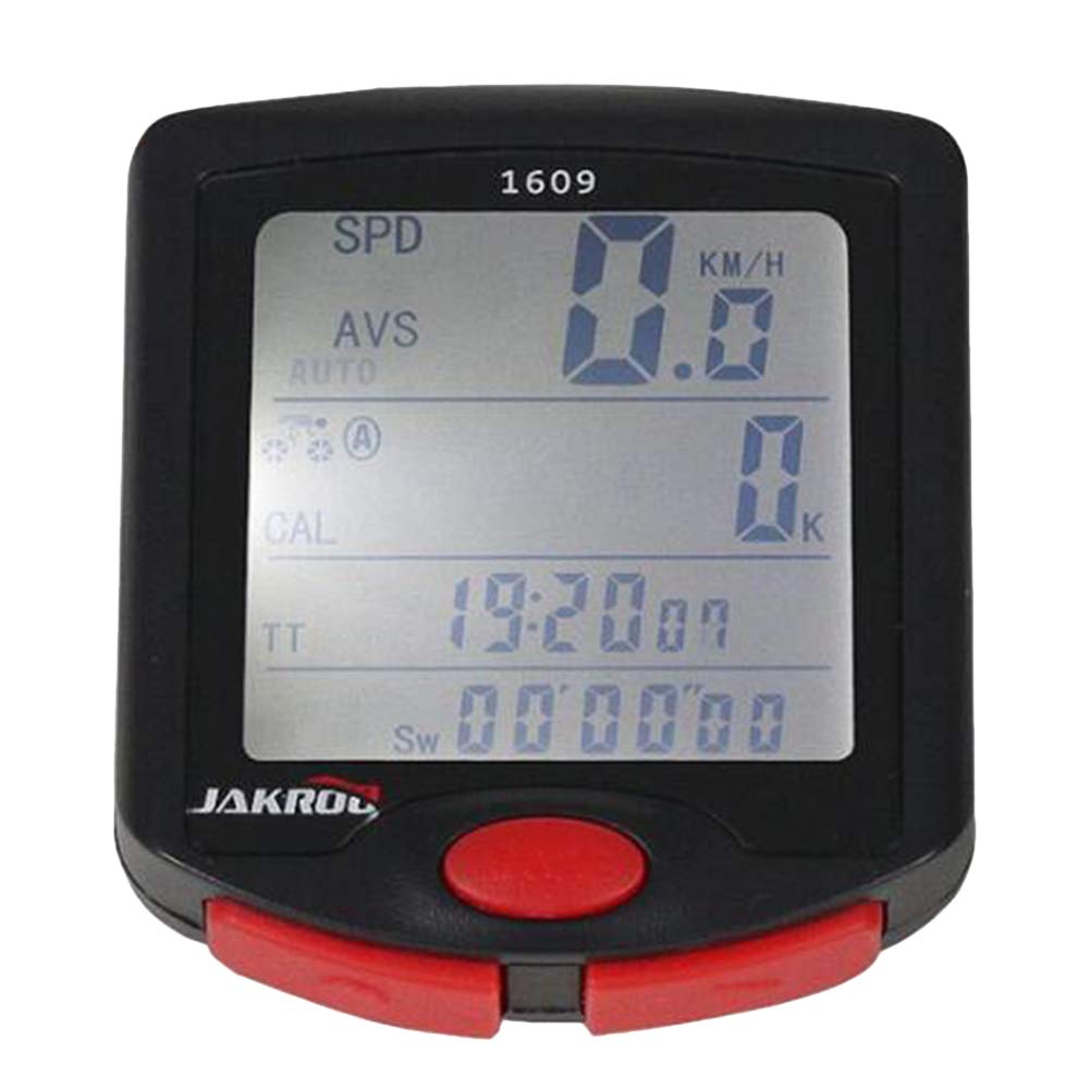 Wireless Bike Computer with Speedometer, Odometer & Stopwatch - Waterproof, Luminous Cycling Accessory for Road & Mountain Bikes (Black) - Perfect for Training, Commuting & Outdoor Adventures